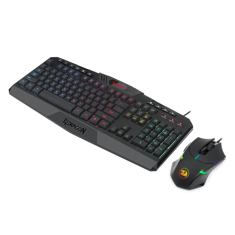 REDRAGON 2IN1 (K503A-RGB|M601) Gaming Combo 1 - Black-2