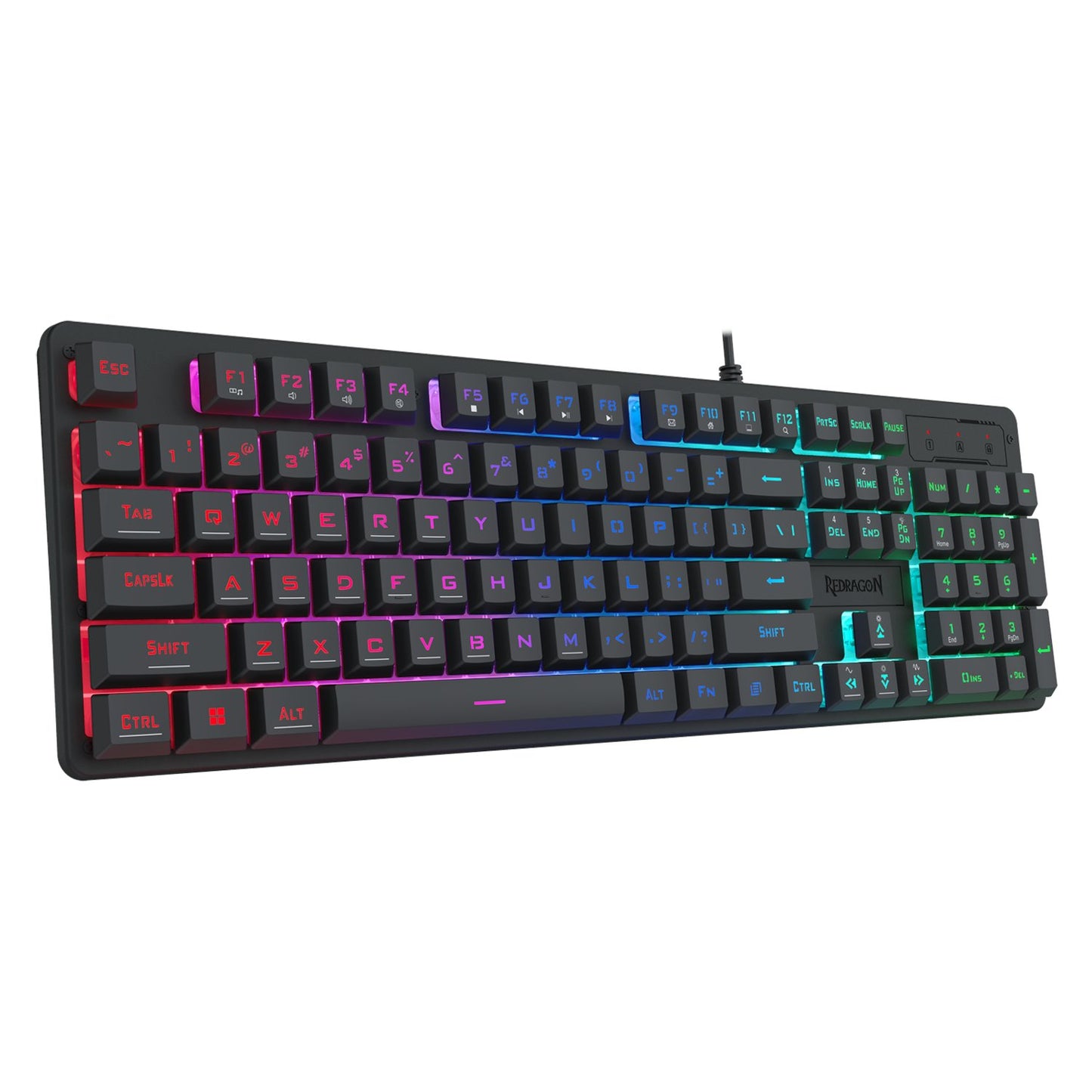 Redragon S107 RGB Gaming Essentials Wired Gaming Keyboard and Mouse Bundle-4