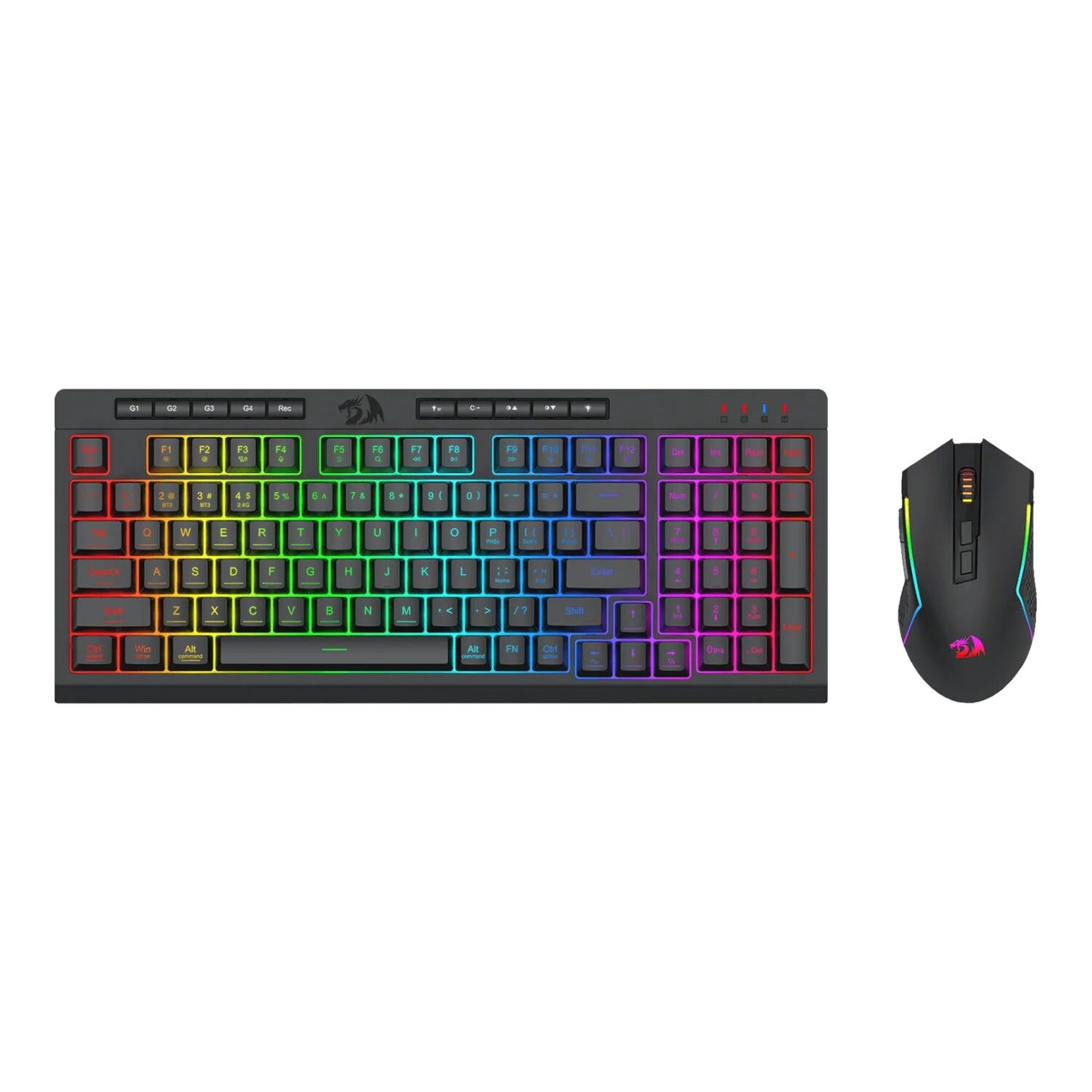 Redragon RYLO PRO S142 Tri-Mode RGB Gaming Keyboard and Mouse Combo-5