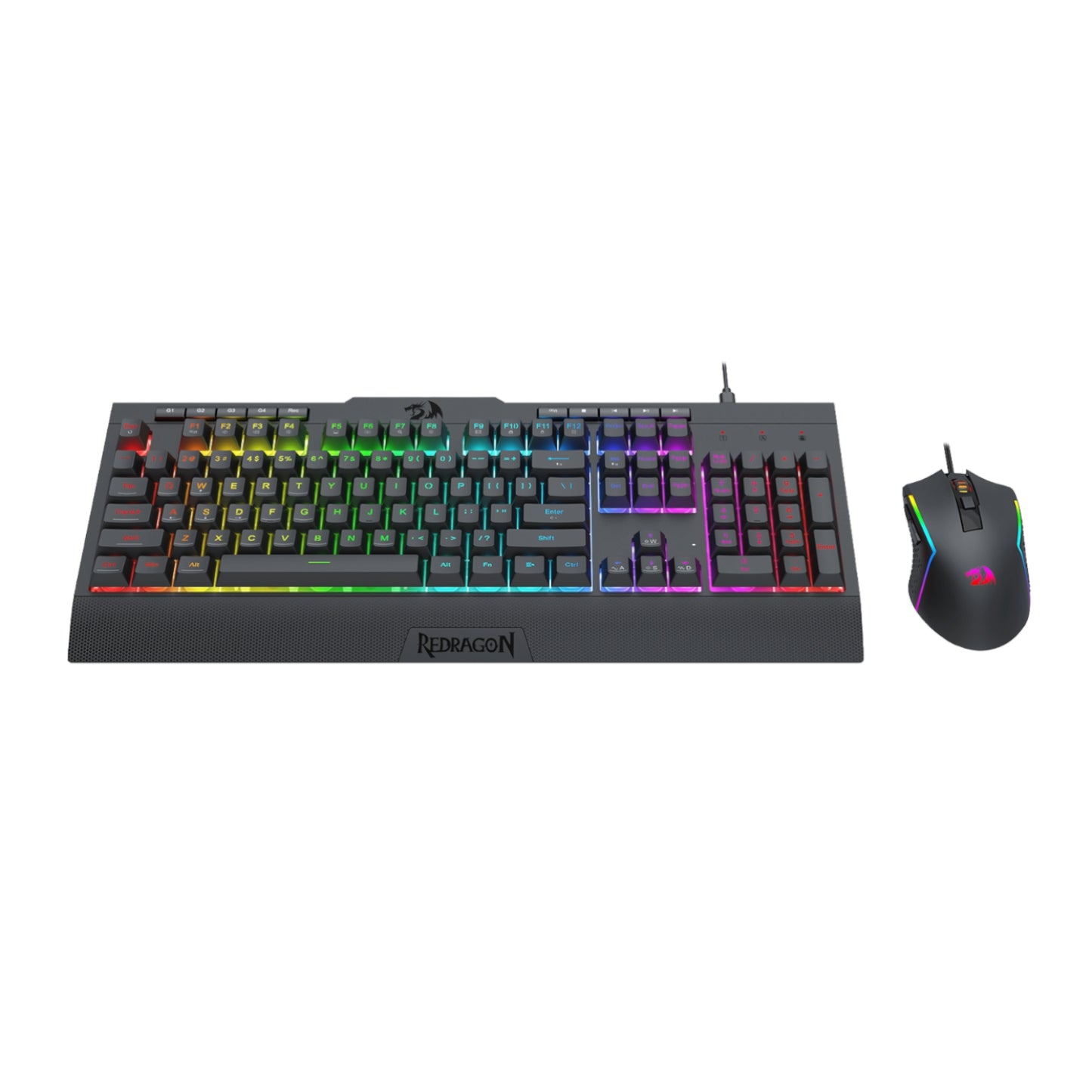 Redragon S136 Gaming Keyboard and Mouse Combo-Black-1