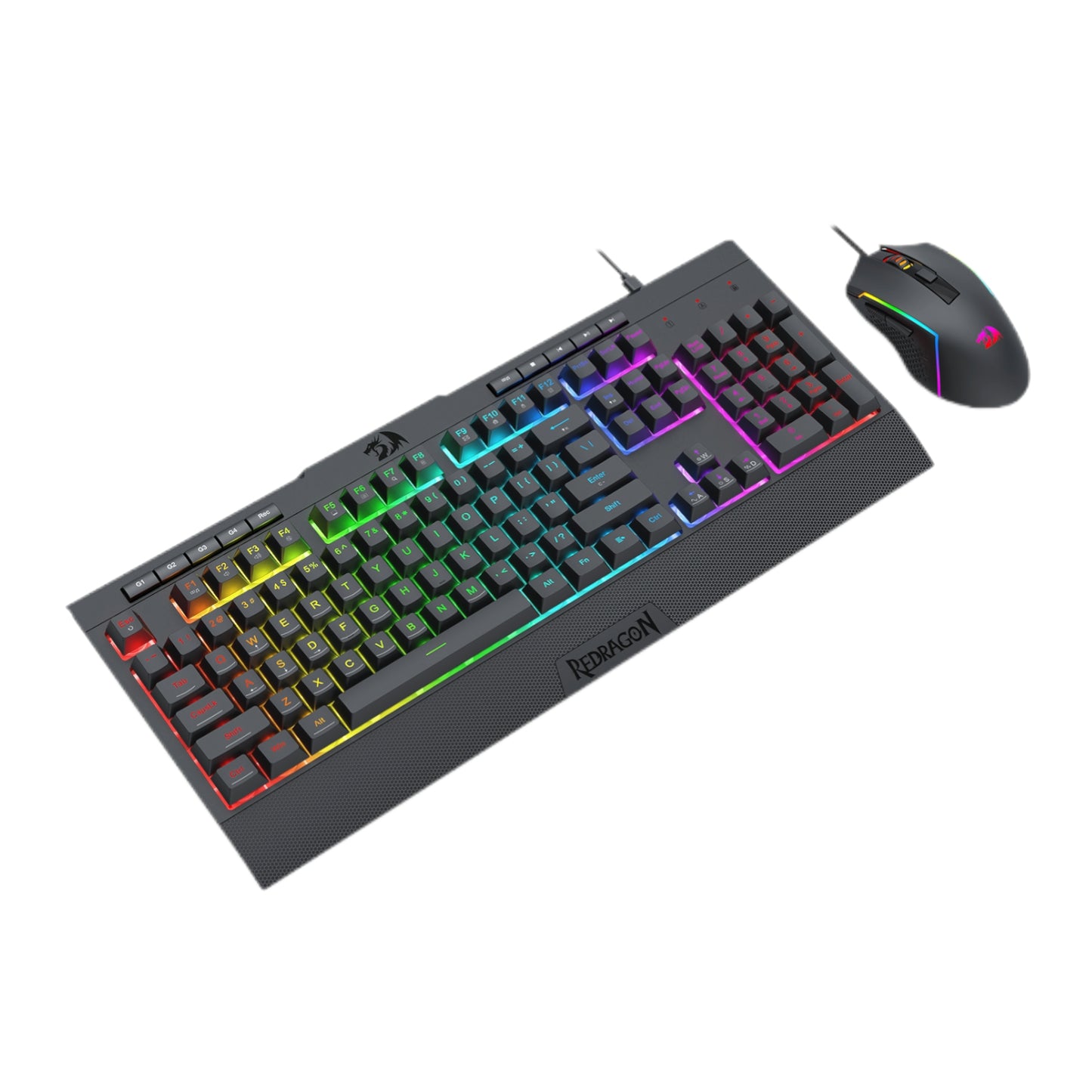 Redragon S136 Gaming Keyboard and Mouse Combo-Black-2