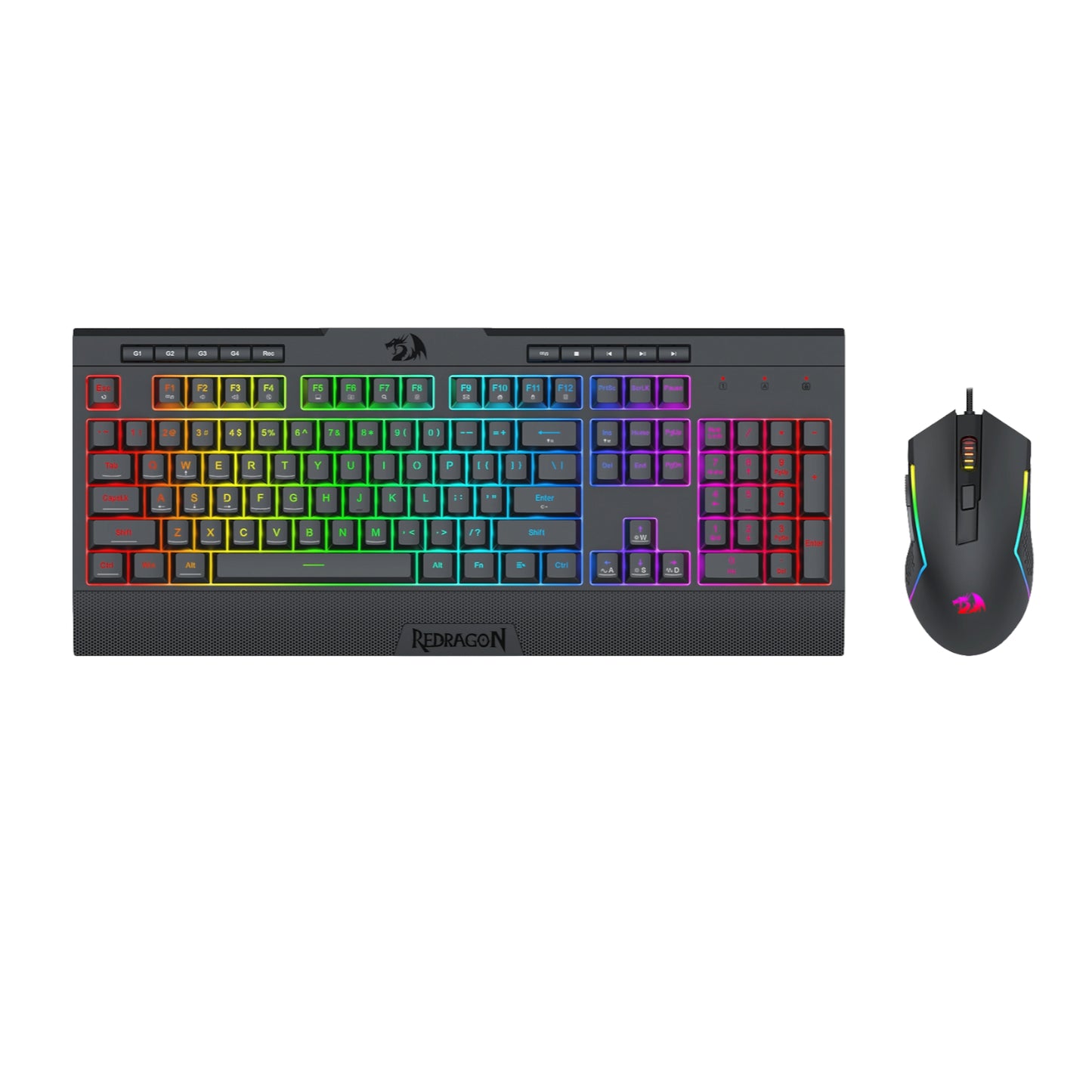 Redragon S136 Gaming Keyboard and Mouse Combo-Black-3