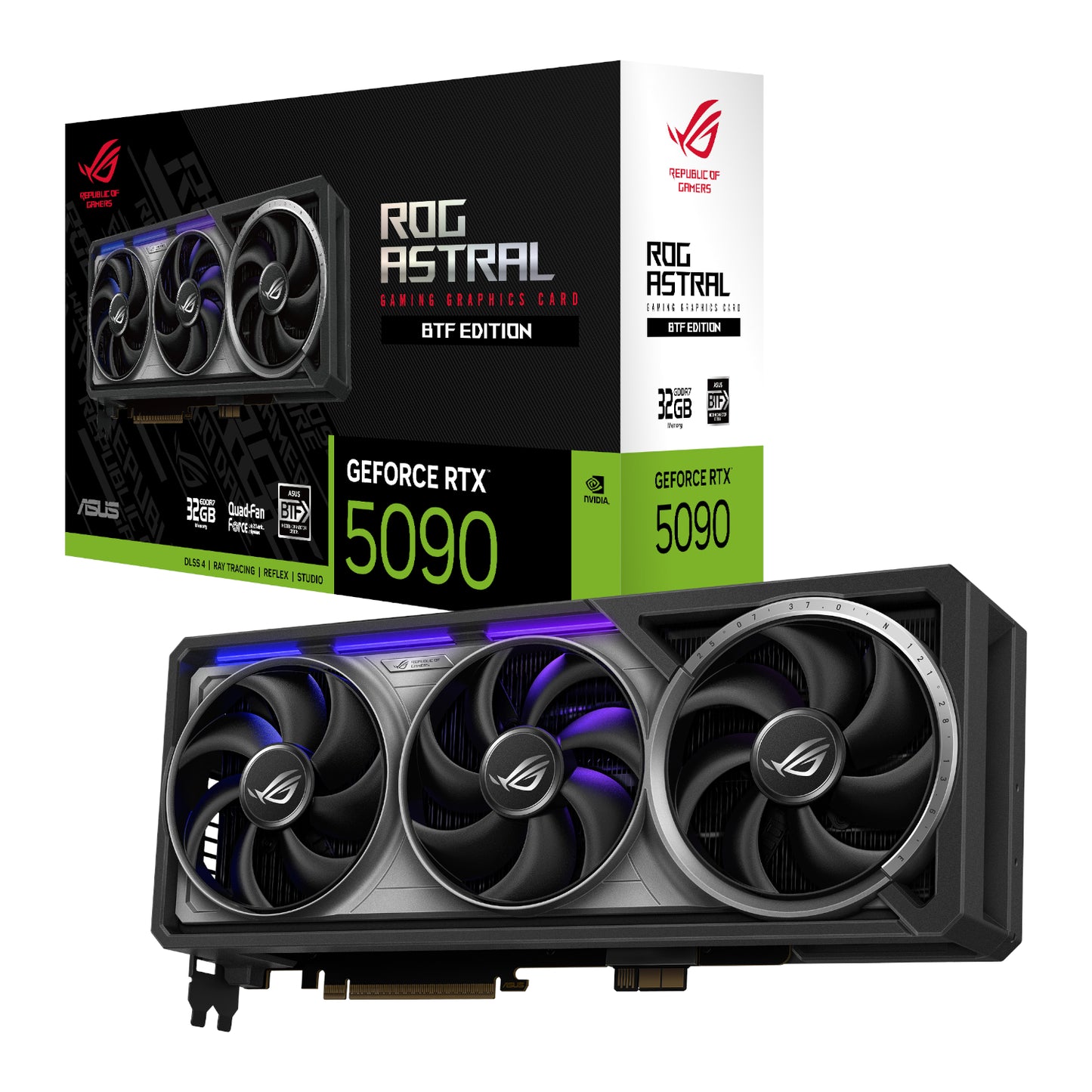 Asus ROG Astral GeForce RTX 5090 32GB GDDR7 BTF Edition Graphics Card-0