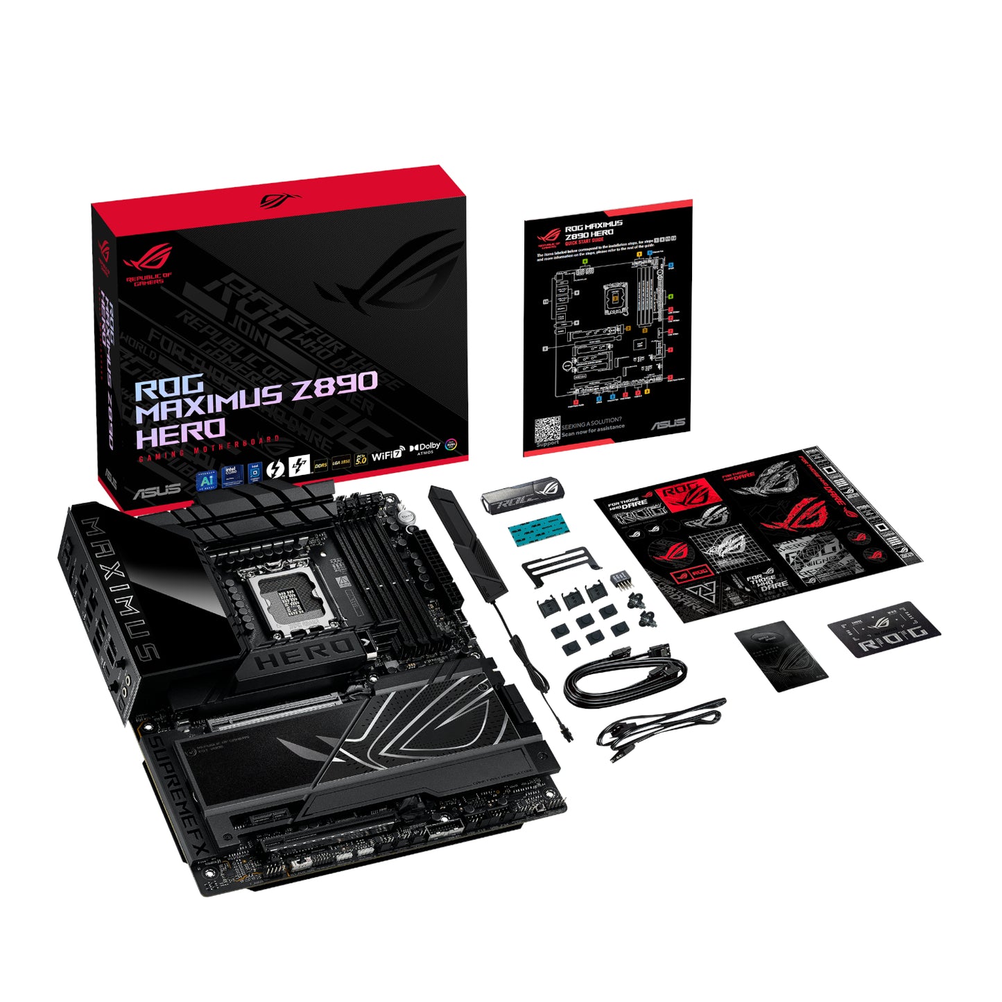 Asus ROG Maximus Z890 Hero Intel LGA1851 ATX Gaming Motherboard-5