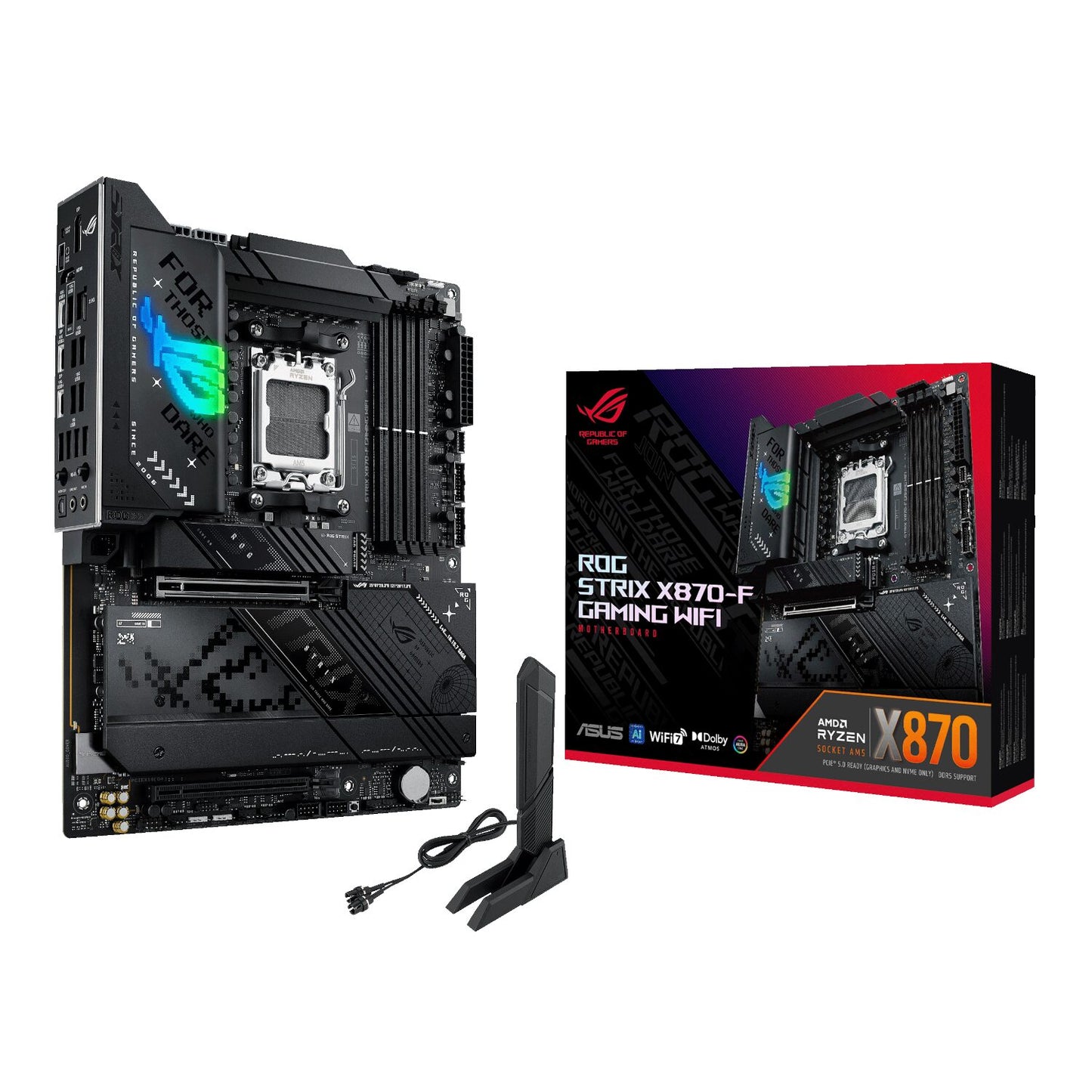 Asus ROG Strix X870-F Gaming WiFi Motherboard - ATX AMD AM5-0