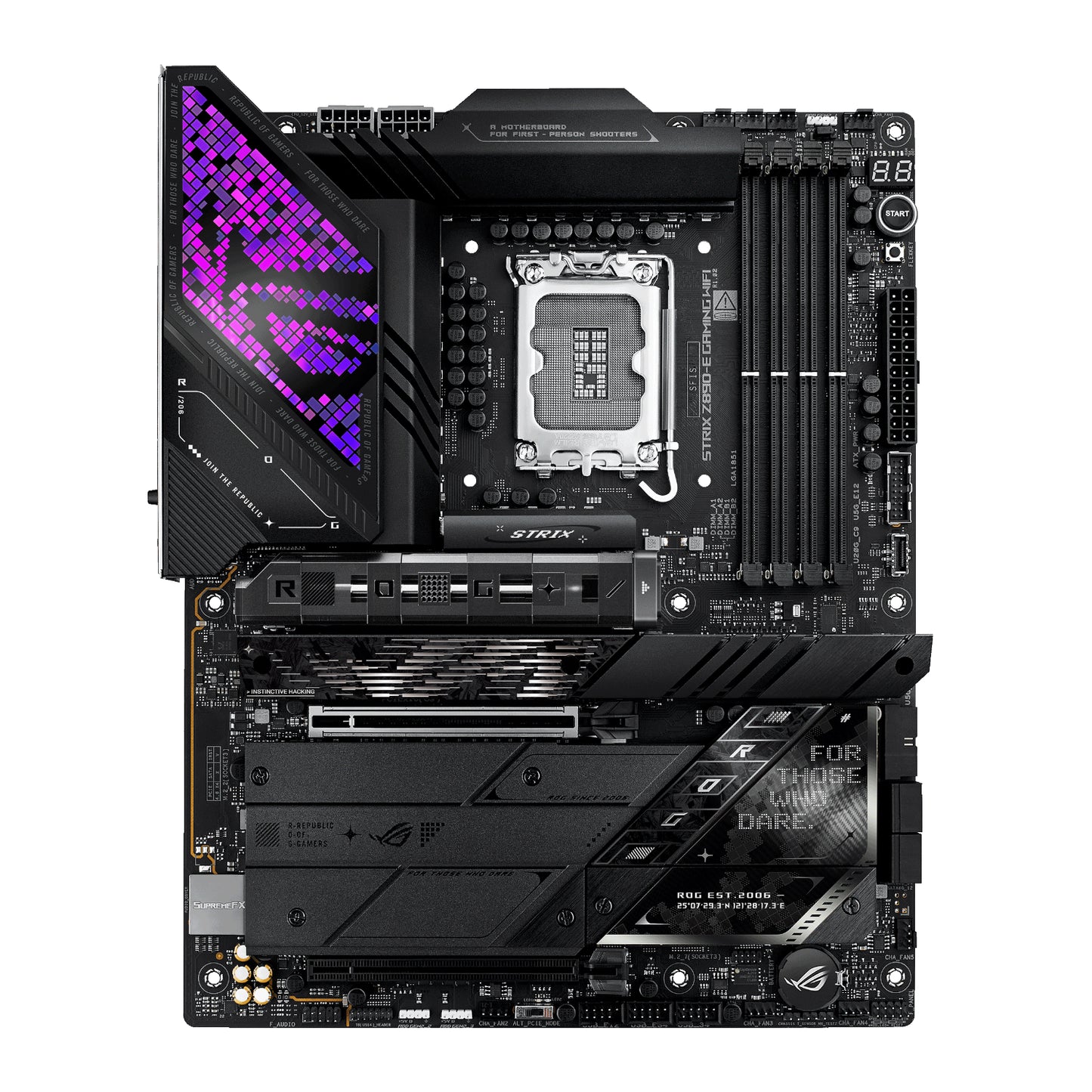Asus ROG Strix Z890-E Gaming WIFI Intel LGA1851 ATX Gaming Motherboard-1