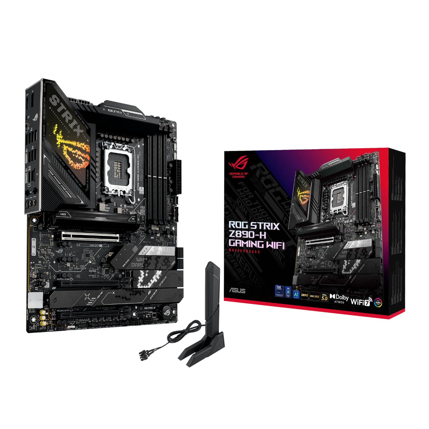 Asus ROG Strix Z890-H GAMING WIFI Intel LGA1851 ATX Motherboard-0
