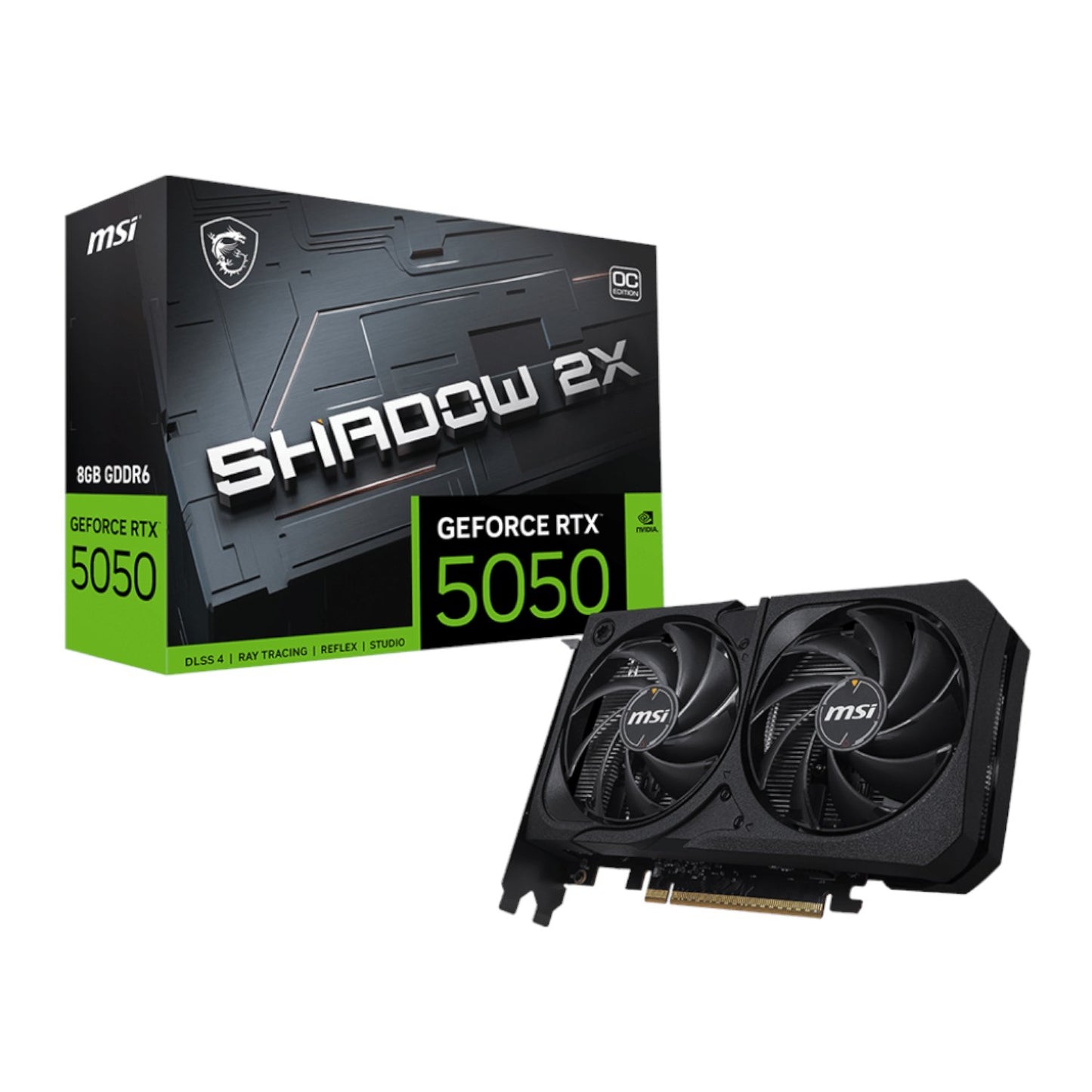 MSI Nvidia GeForce RTX 5050 Shadow 2X OC 8GB Graphics Card-0
