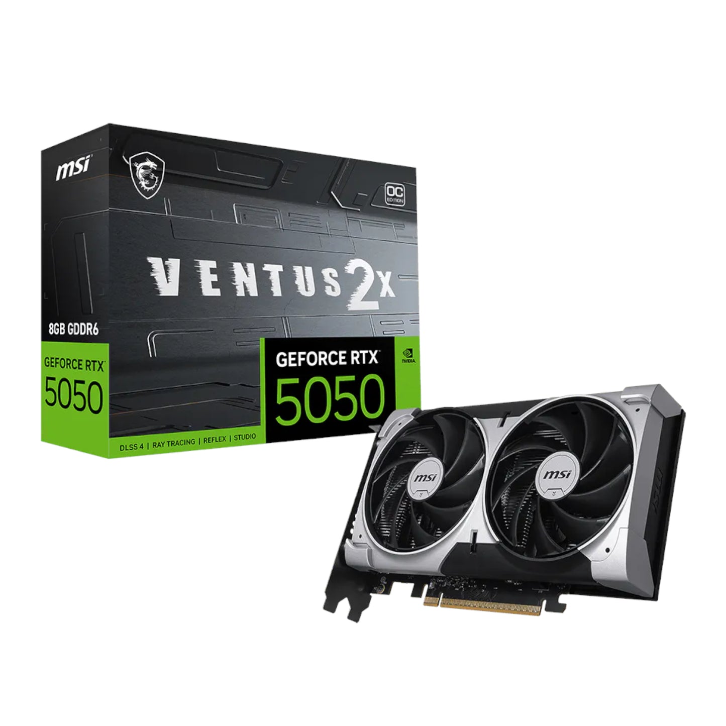 MSI GeForce RTX 5050 8G VENTUS 2X OC Graphics Card-0