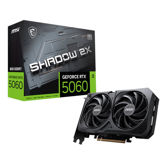 MSI GeForce RTX 5060 SHADOW 2X OC 8GB Graphics Card-0