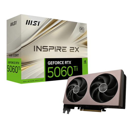 MSI GeForce RTX 5060 Ti 16GB INSPIRE 2X OC Graphics Card-0
