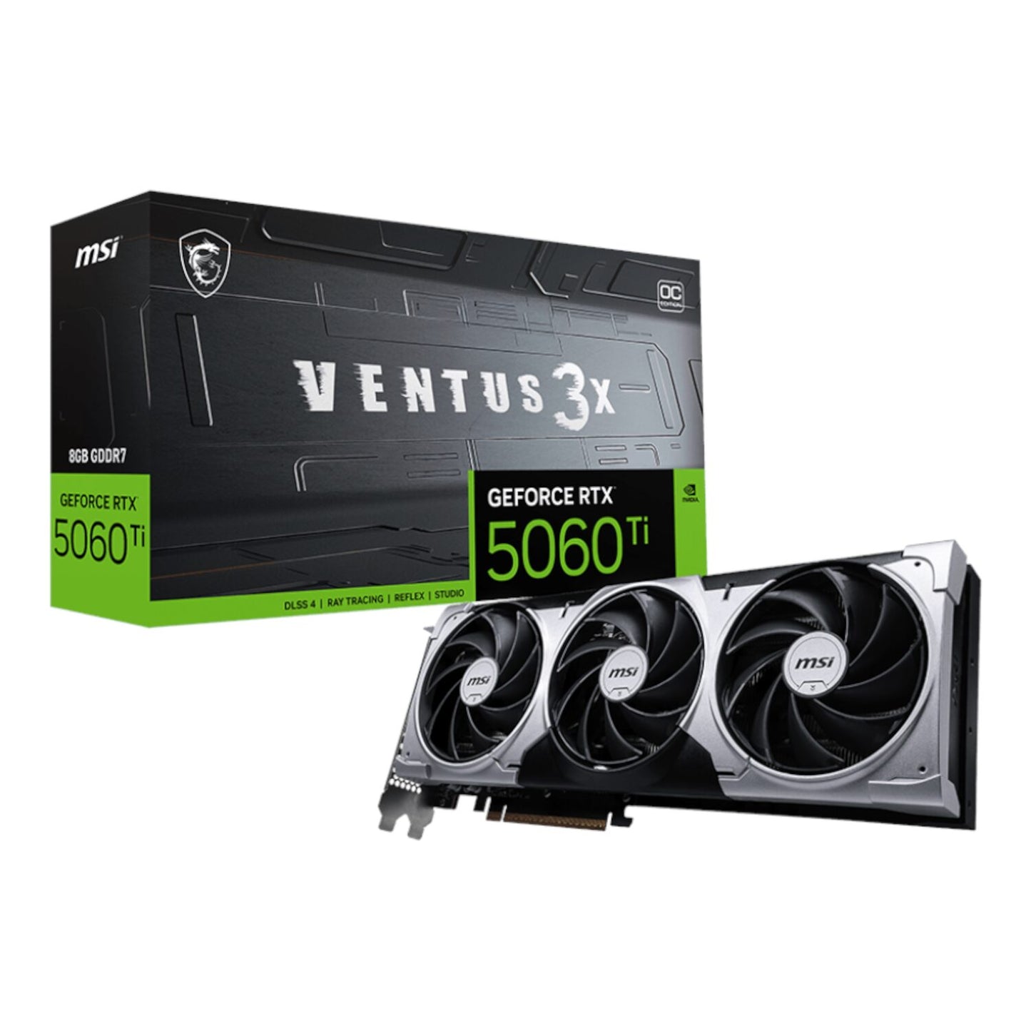 MSI GeForce RTX 5060 Ti VENTUS 3X OC 16GB GDDR7 Graphics Card-0