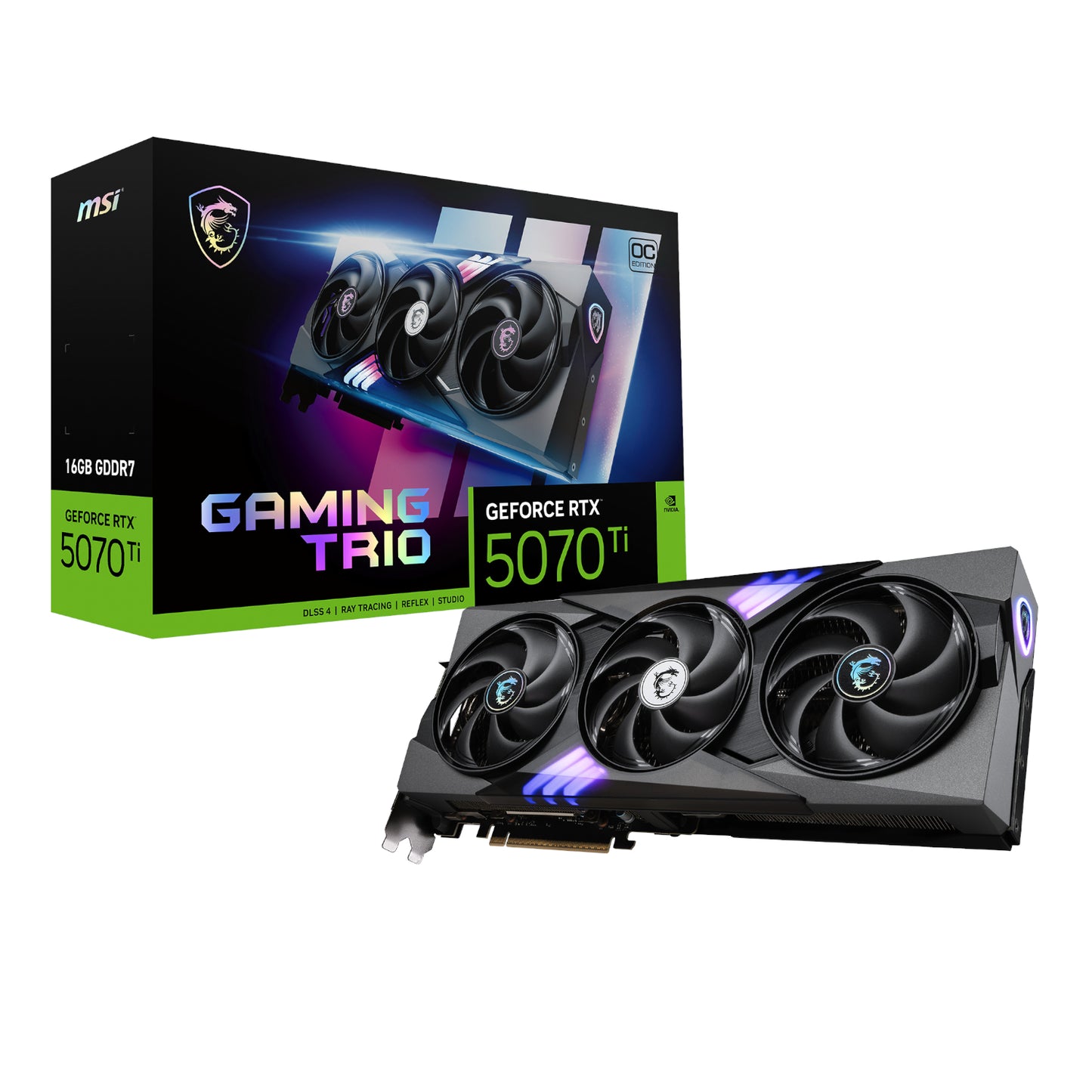 MSI GeForce RTX™ 5070 Ti 16G GAMING TRIO OC Graphics Card-0