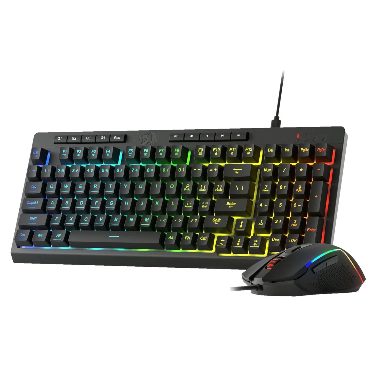 Redragon RYLO S141 Membrane Gaming Keyboard and Mouse Wired Combo-0