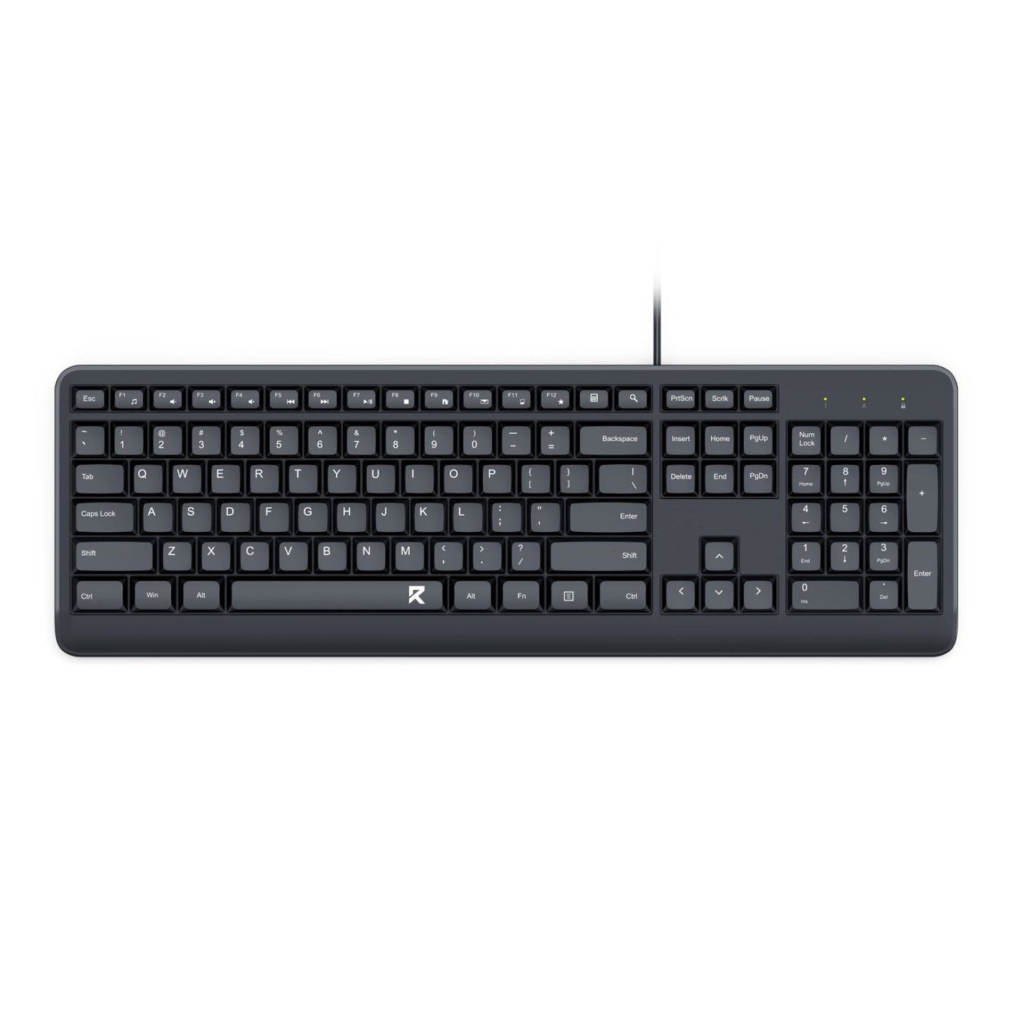 Redragon BK-7092 Full-sized Wired USB Office Keyboard-0
