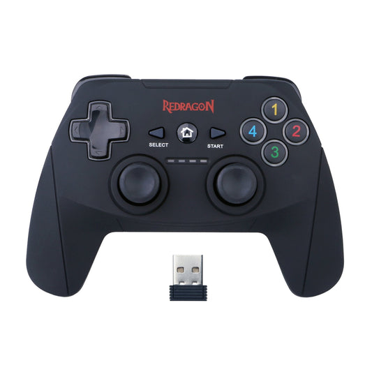 Redragon HARROW Wireless X/D-input(Digital/Analog) PC Controller - Black-0