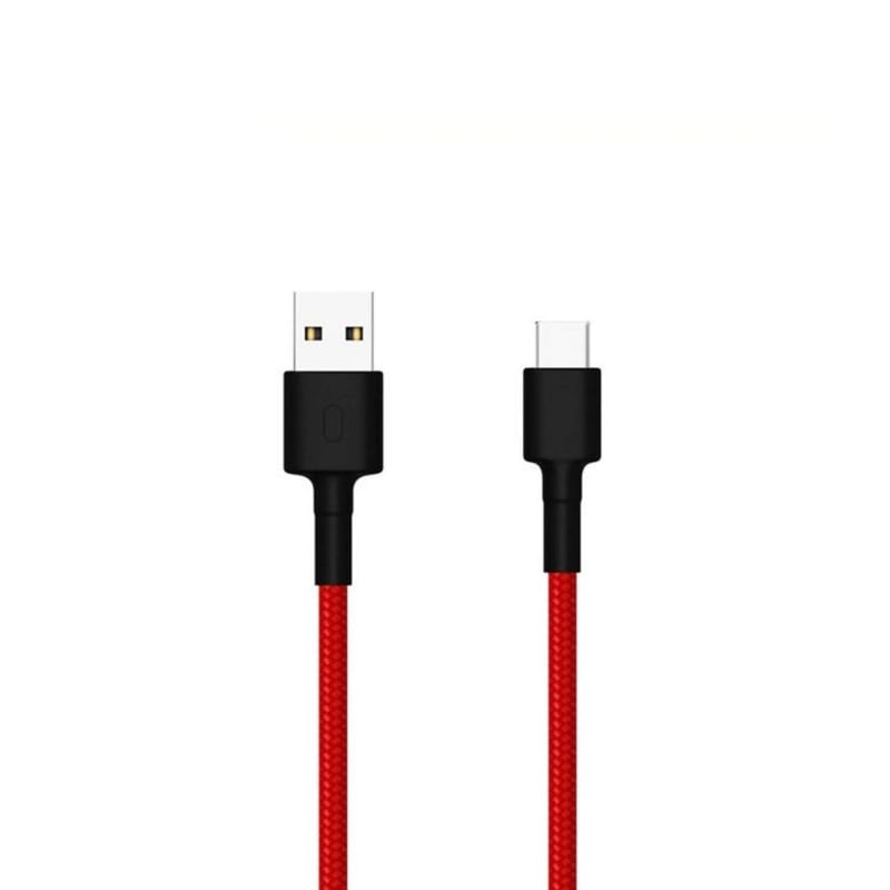 Xiaomi USB Type-C Braided 1m Cable - Red-0