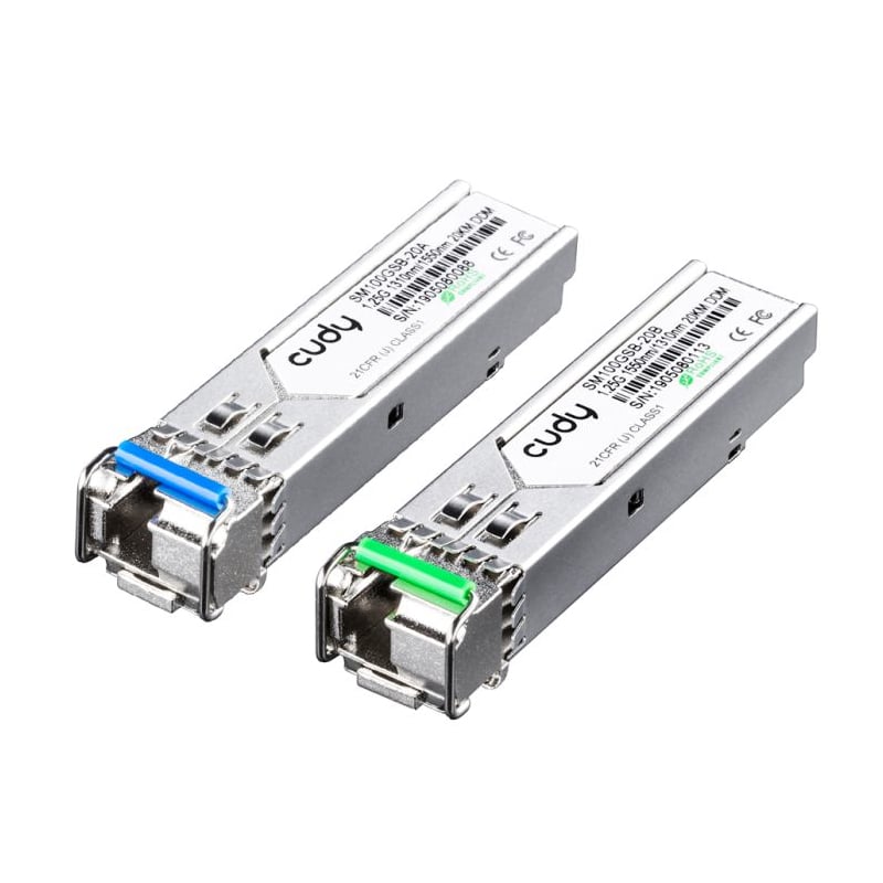 Cudy Single Mode 1.25G LC Bi-Directional SFP 20km-0