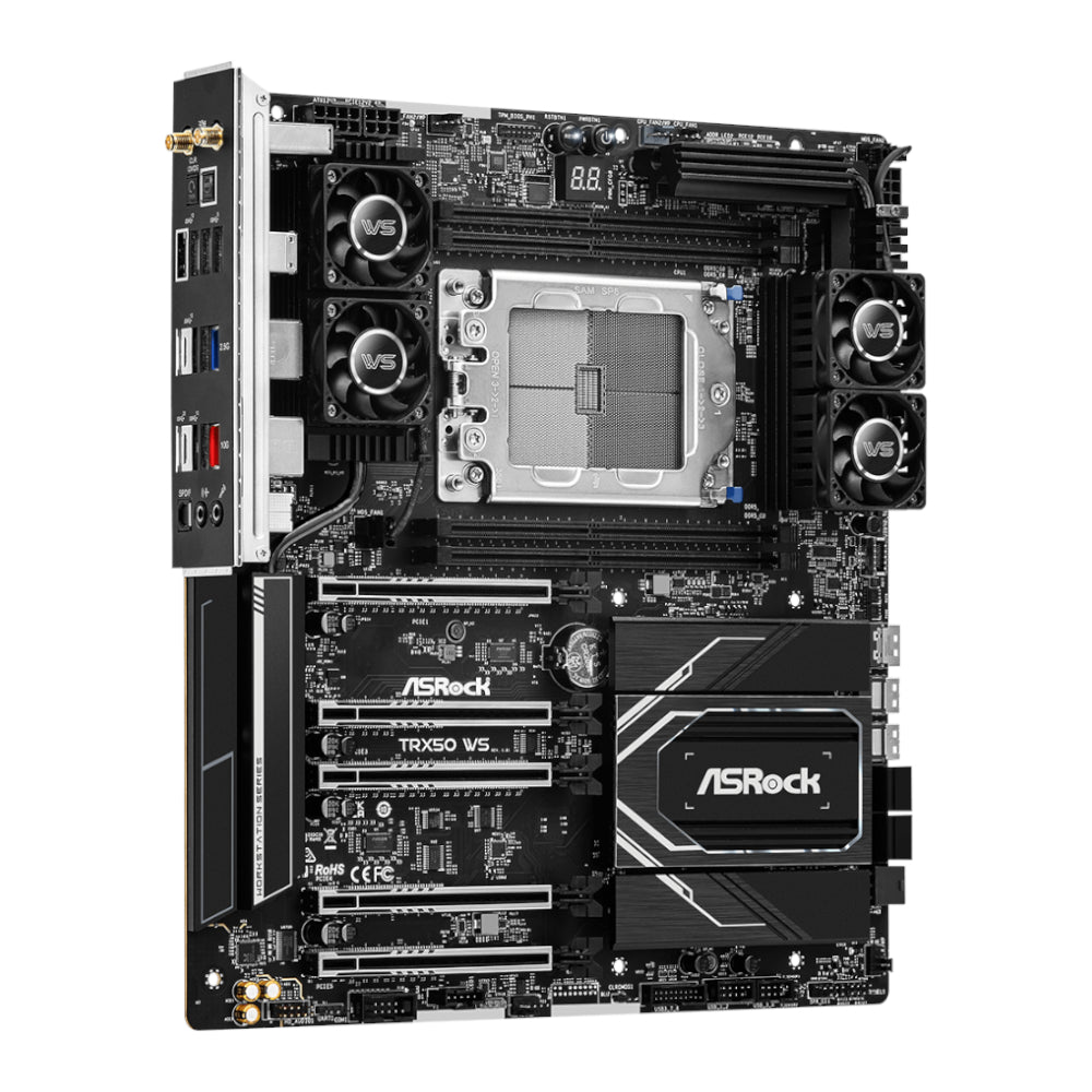 ASRock TRX50 WS AMD TR5 EATX Gaming Motherboard-2