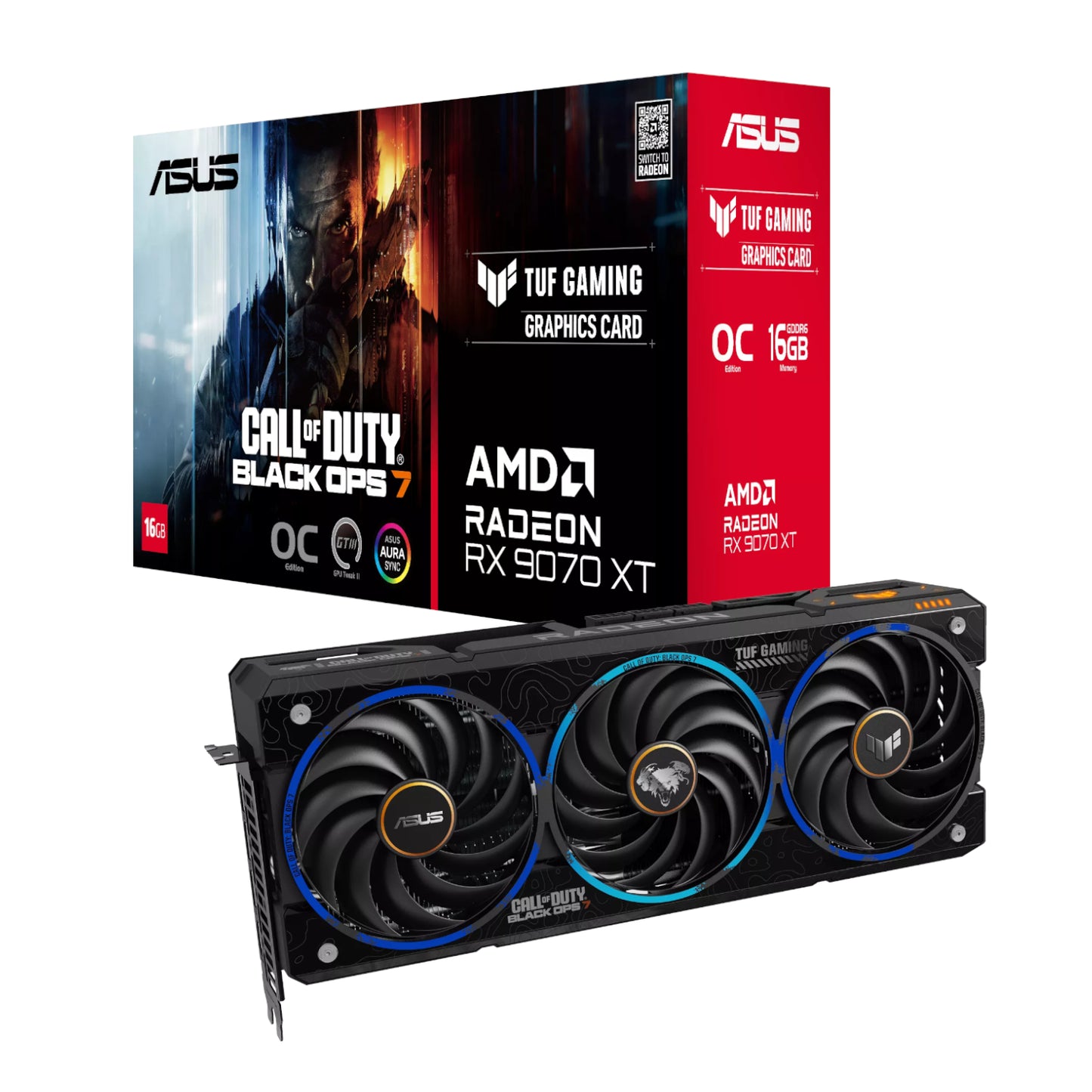 ASUS TUF Gaming Radeon™ RX 9070 XT COD BO7 Special Edition Graphics Card-0