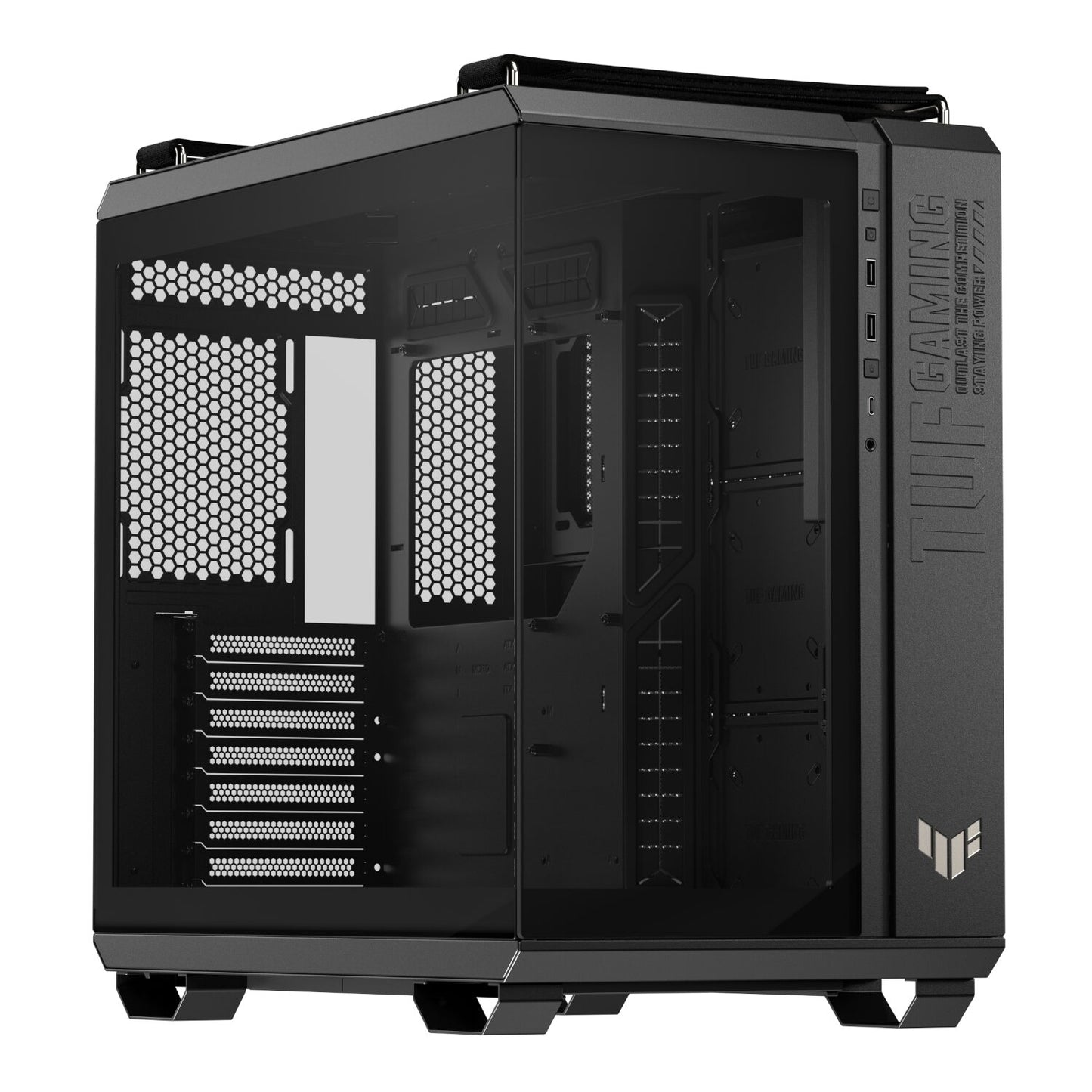 Asus TUF Gaming GT502 Horizon Mid Tower Chassis - Black-0