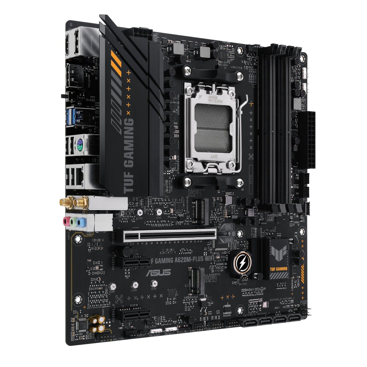 Asus TUF Gaming A620M-PLUS AM5 WIFI M-ATX Motherboard-2