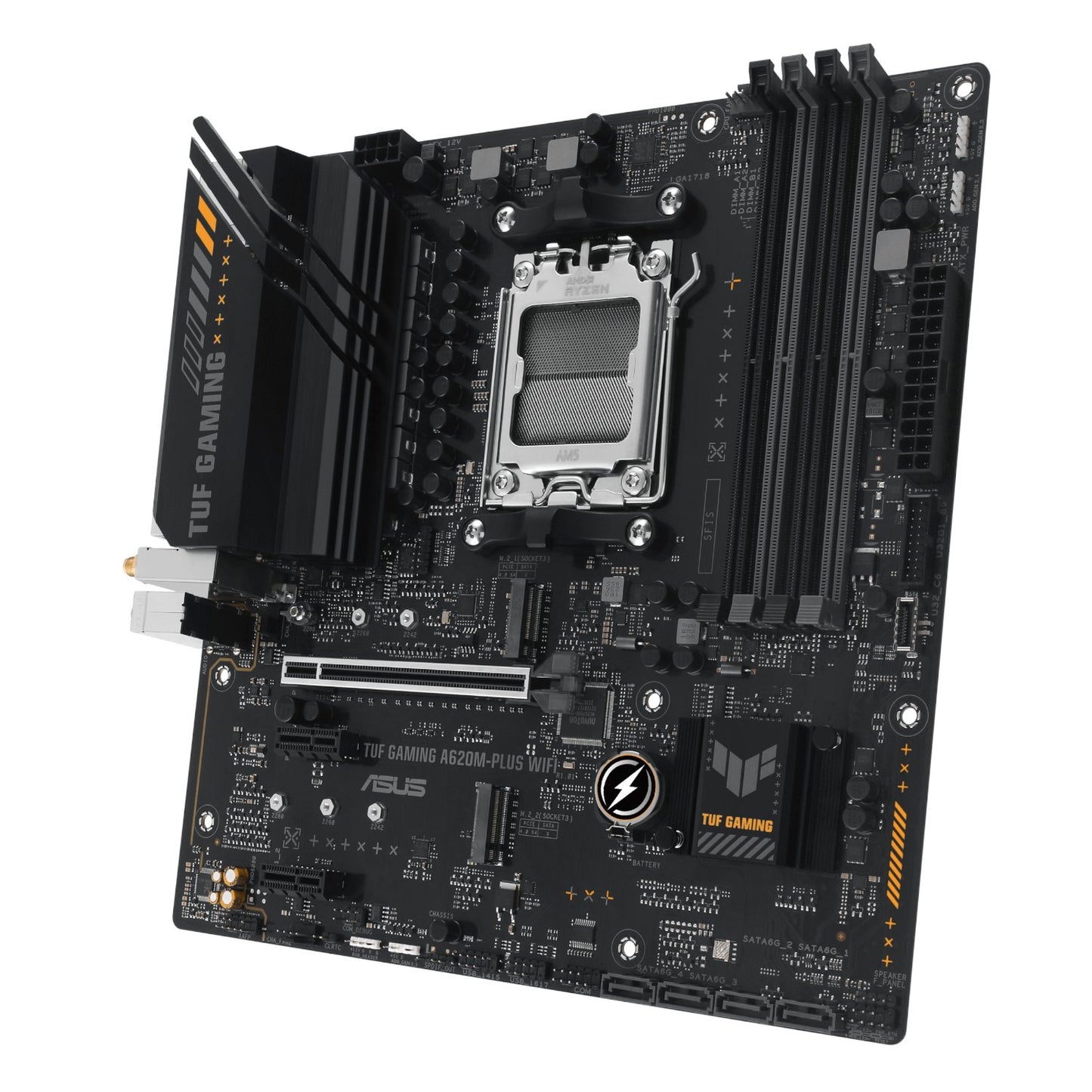 Asus TUF Gaming A620M-PLUS AM5 WIFI M-ATX Motherboard-3