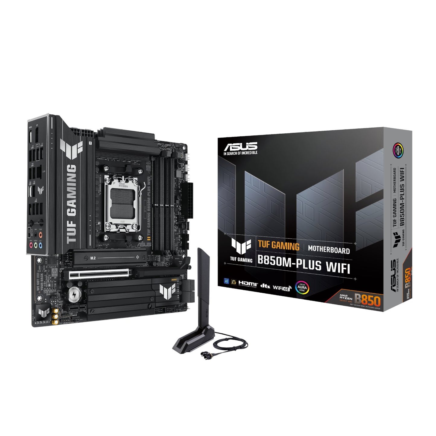 Asus TUF Gaming B850M-PLUS WIFI AM5 Micro ATX Gaming Motherboard-0