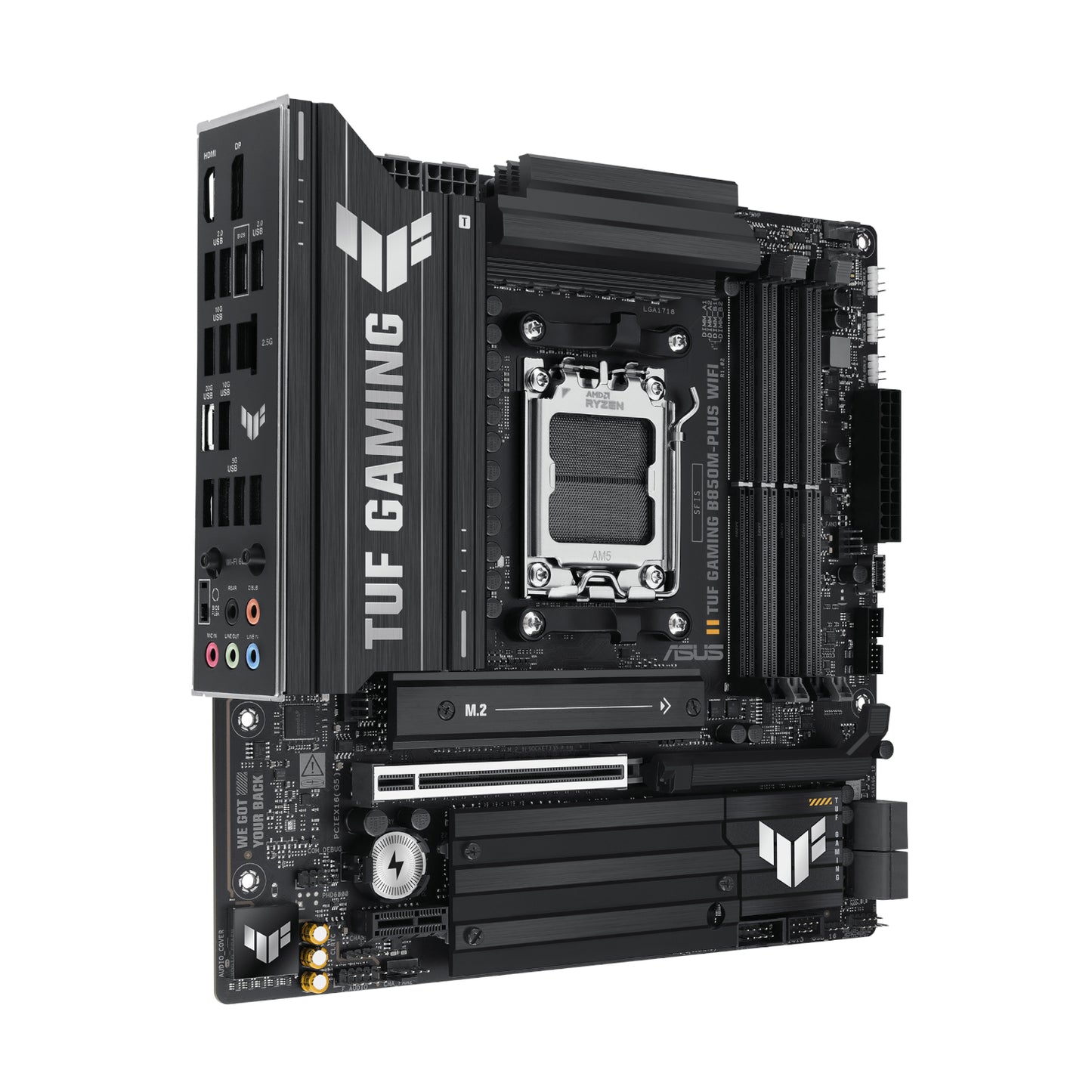 Asus TUF Gaming B850M-PLUS WIFI AM5 Micro ATX Gaming Motherboard-2