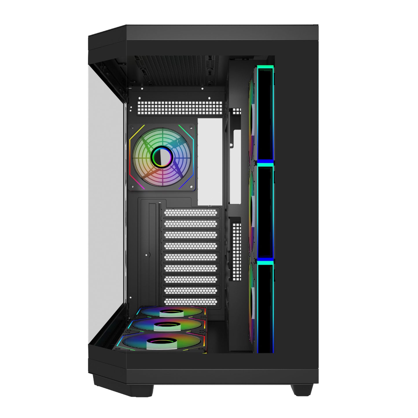 FSP U580 ARGB ATX Ultra Tower Gaming Chassis - Black-1
