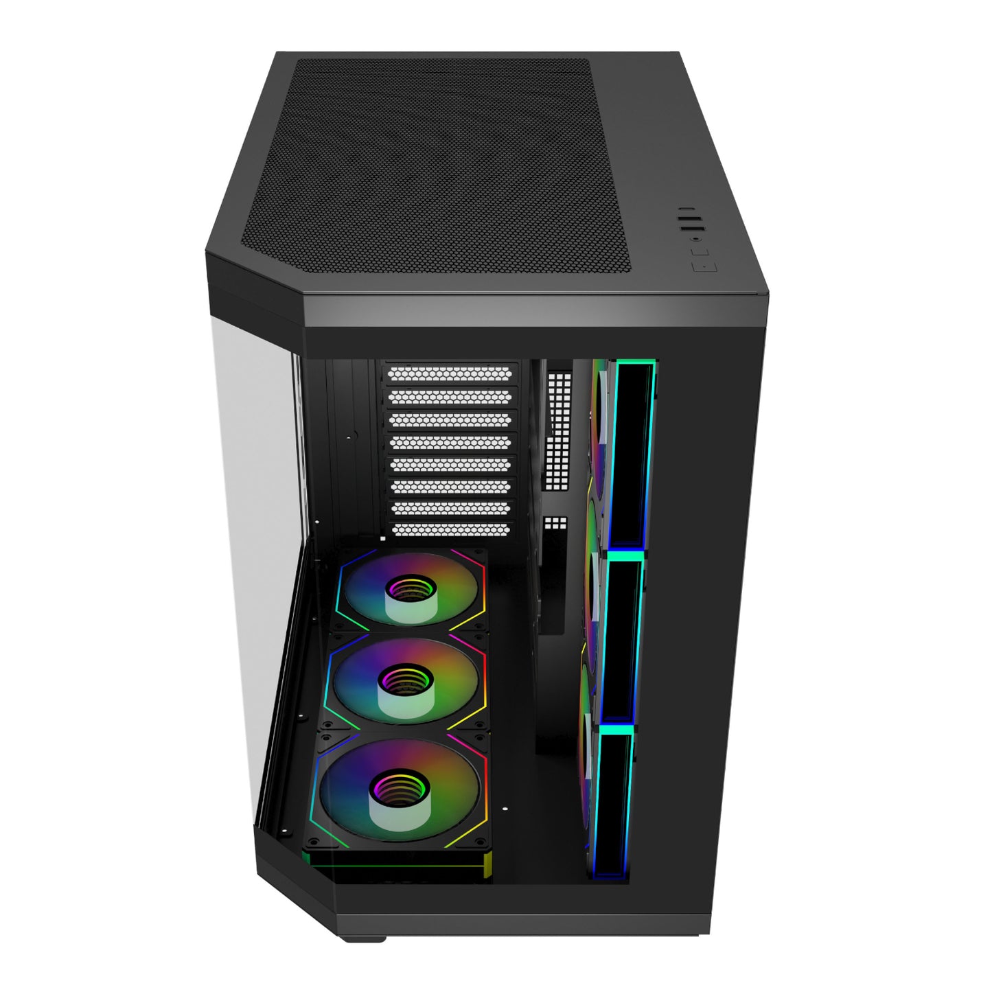 FSP U580 ARGB ATX Ultra Tower Gaming Chassis - Black-3