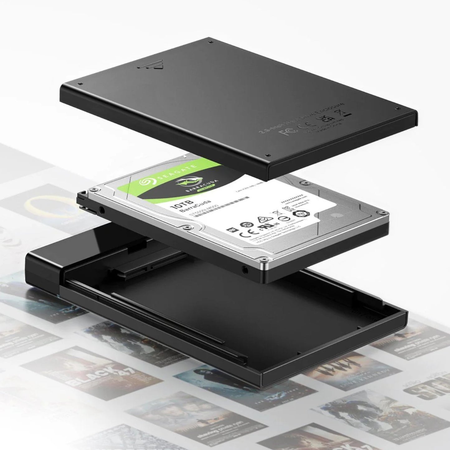 UGREEN USB Type-C 2.5" SATA III External Hard Drive Enclosure-1