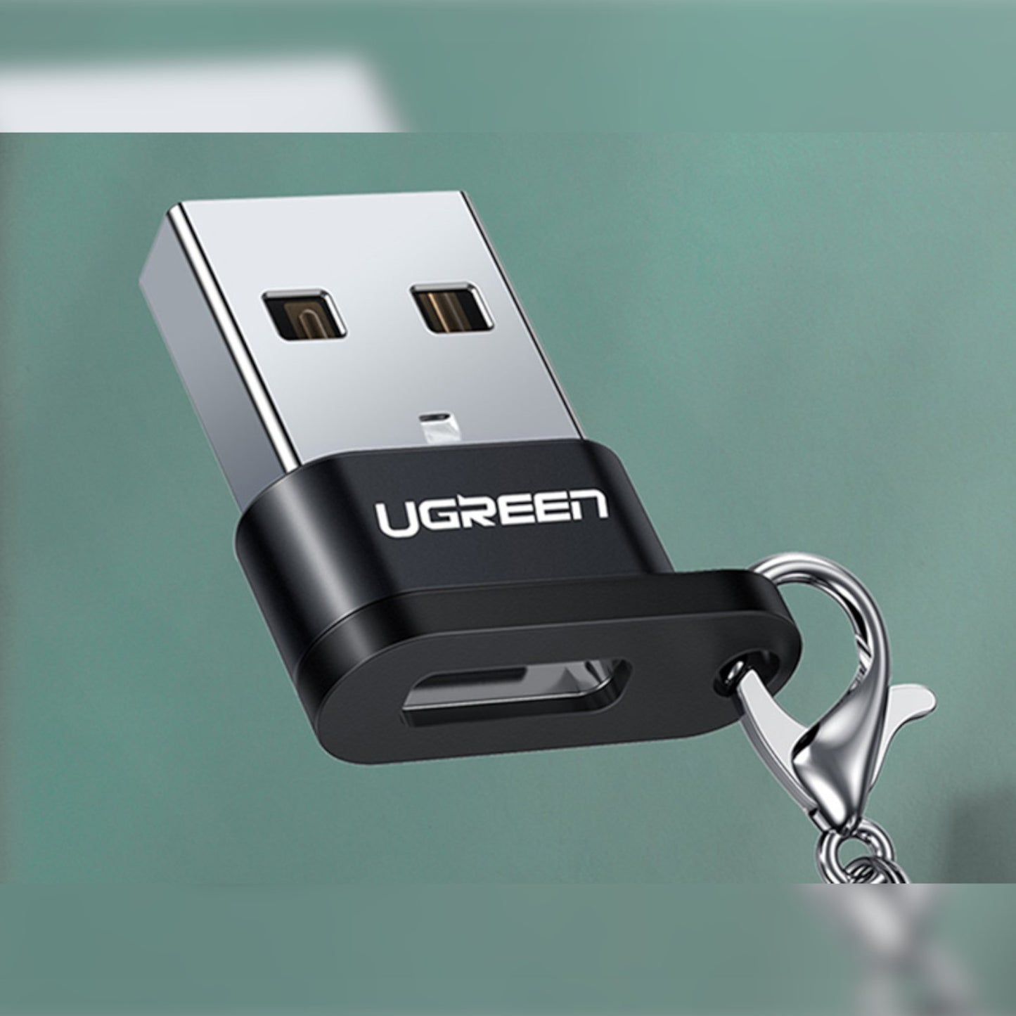 UGREEN USB A Male to USB Type-C Female Adapter (Black)-2