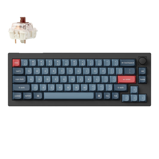 Keychron V2 Max 65% RGB Mechanical Keyboard - Gateron Jupiter Brown-0
