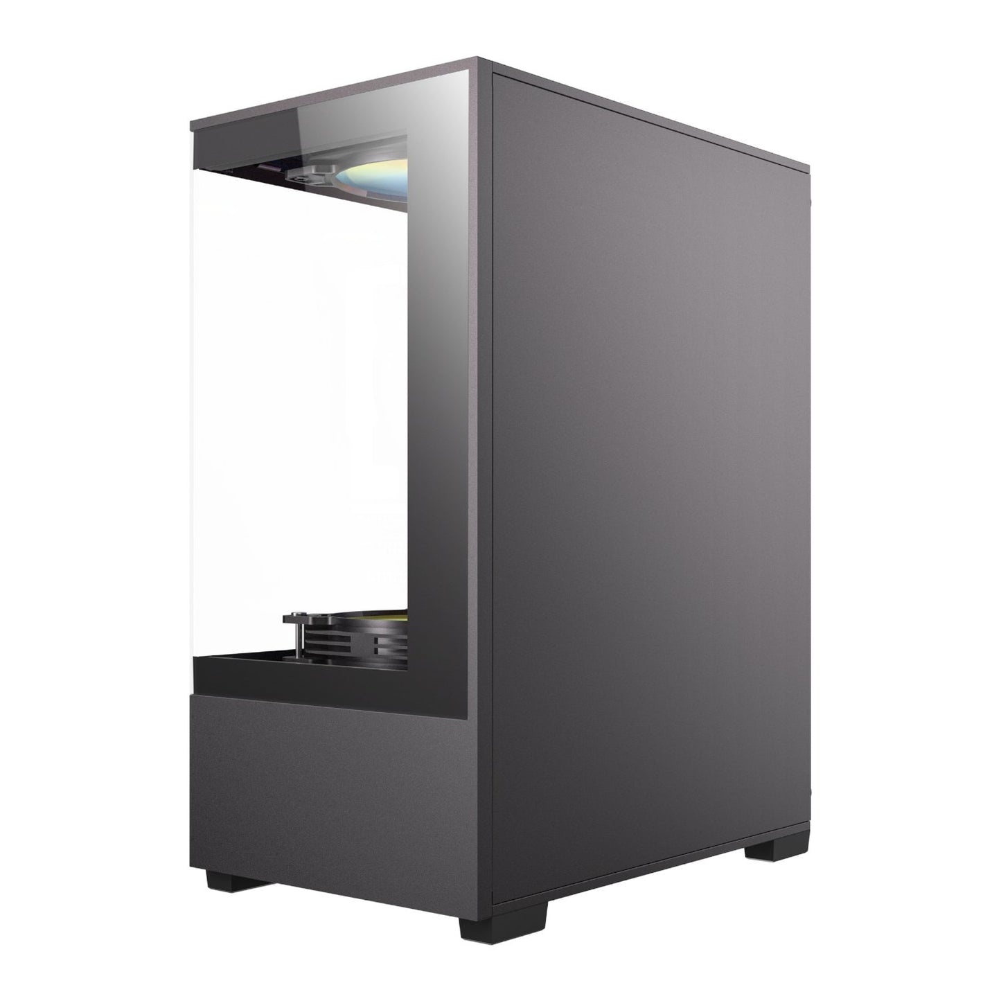 Antec VCX100M RGB Elite ATX, Micro-ATX, ITX Mini Tower Gaming Chassis – Black-2