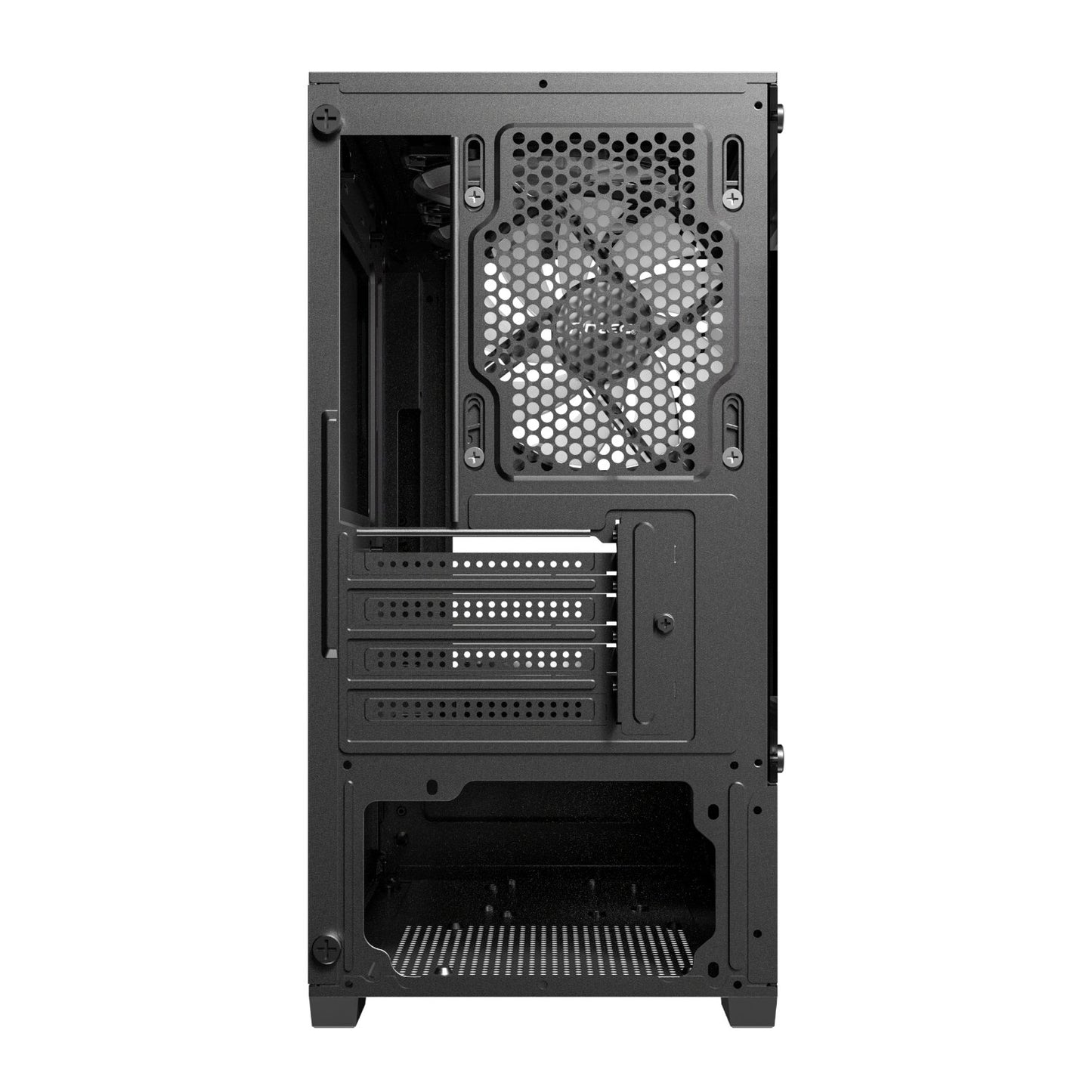Antec VCX100M RGB Elite ATX, Micro-ATX, ITX Mini Tower Gaming Chassis – Black-3