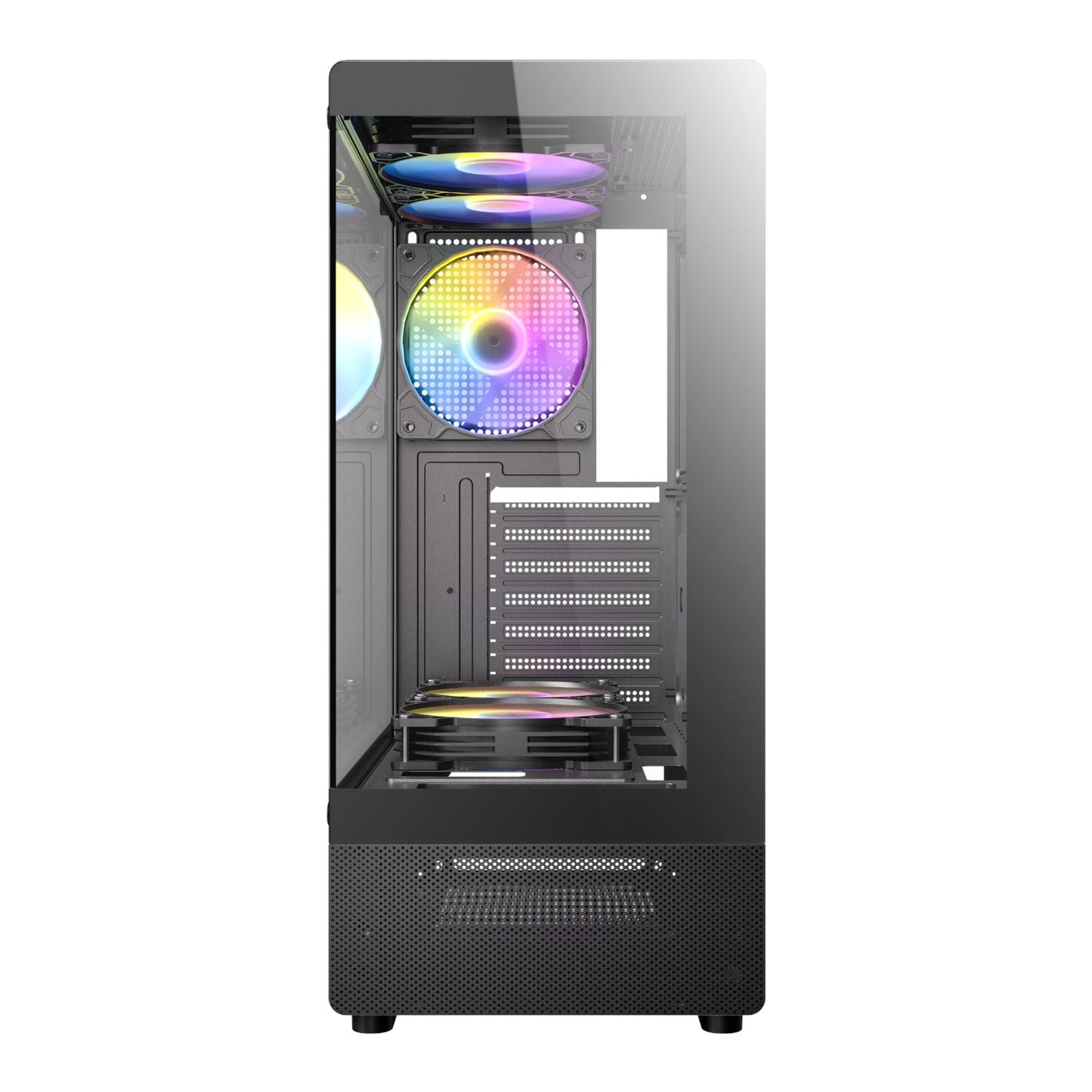Antec VCX200 RGB Elite ATX Mid-Tower Gaming Chassis - Black-1
