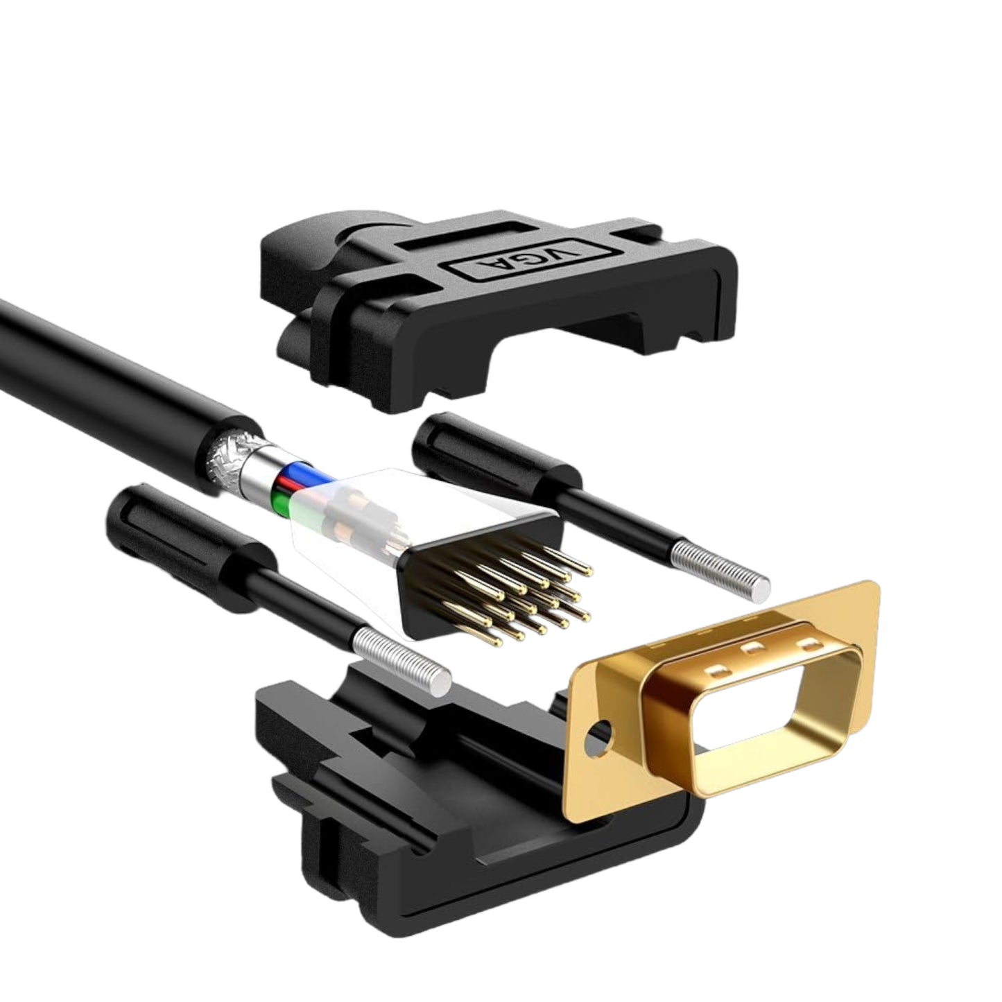 UGREEN VGA Male to Male Cable 5m 1080p -Black-2