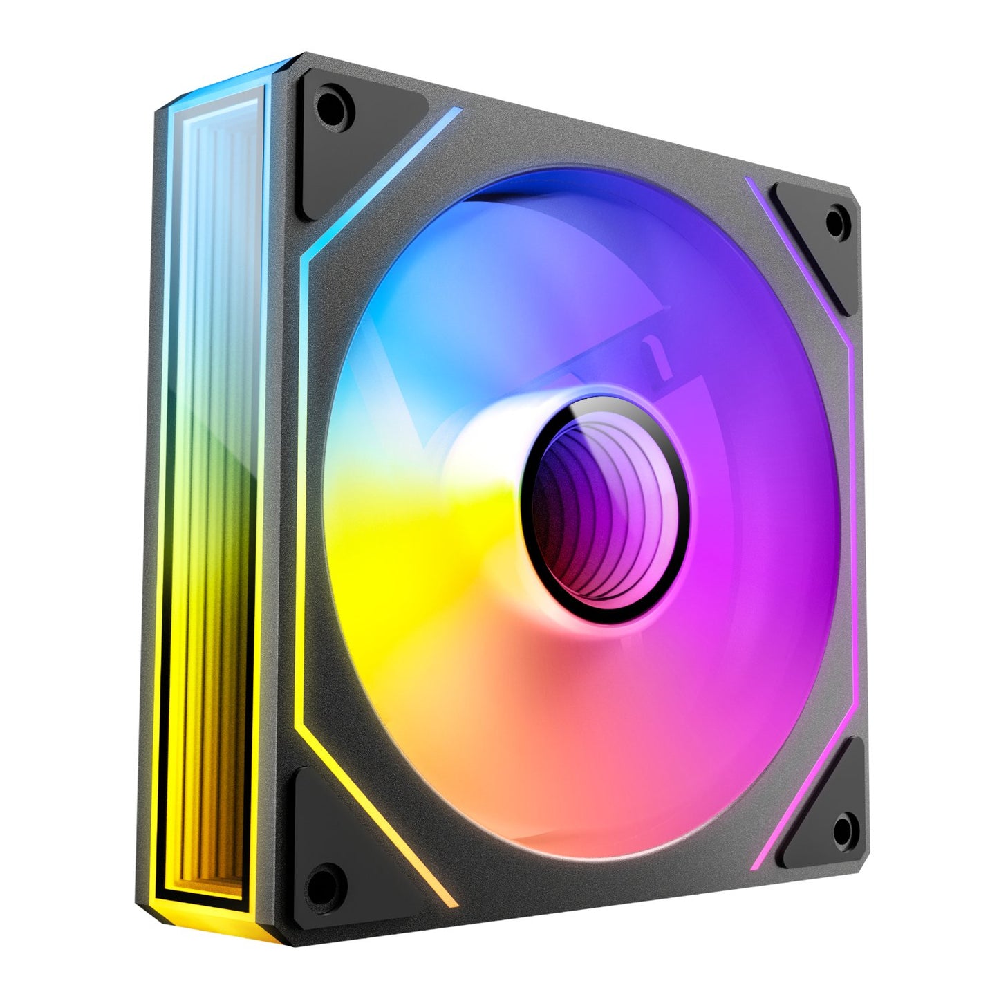 Antec VISION PWM 120mm ARGB Infinity Mirror Case Fan 3 Pack Black-2