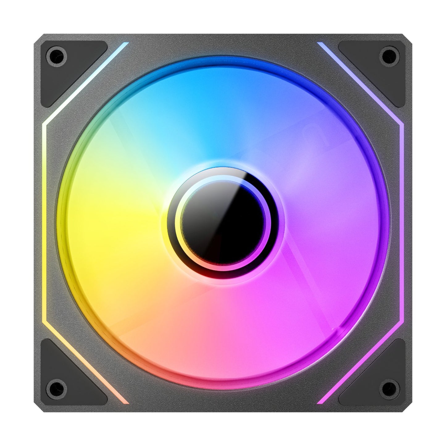 Antec VISION PWM 120mm ARGB Infinity Mirror Case Fan 3 Pack Black-3