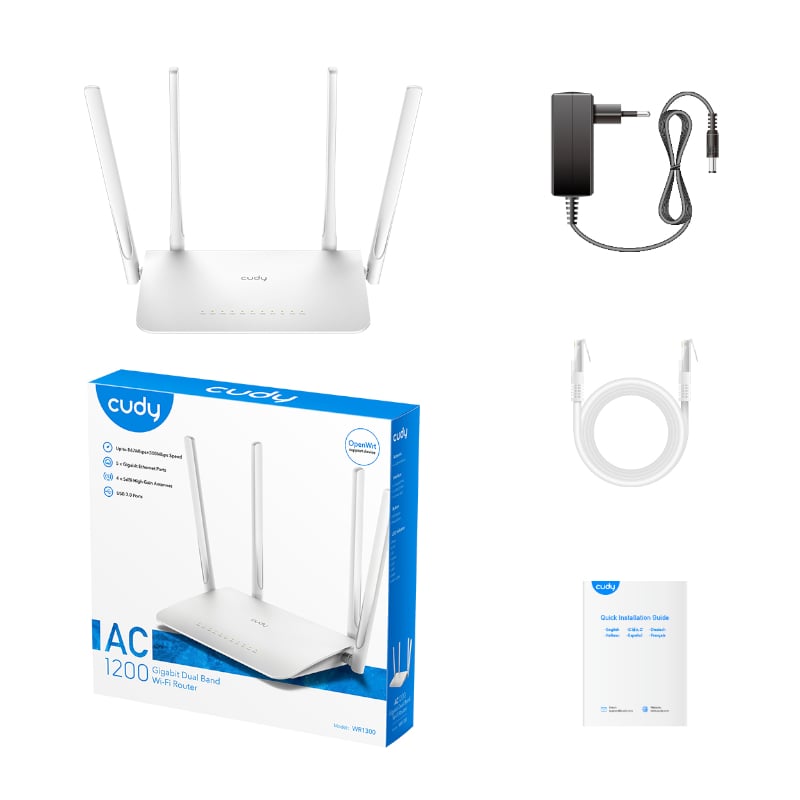 Cudy AC1200 Gigabit Wi-Fi Mesh Router-3