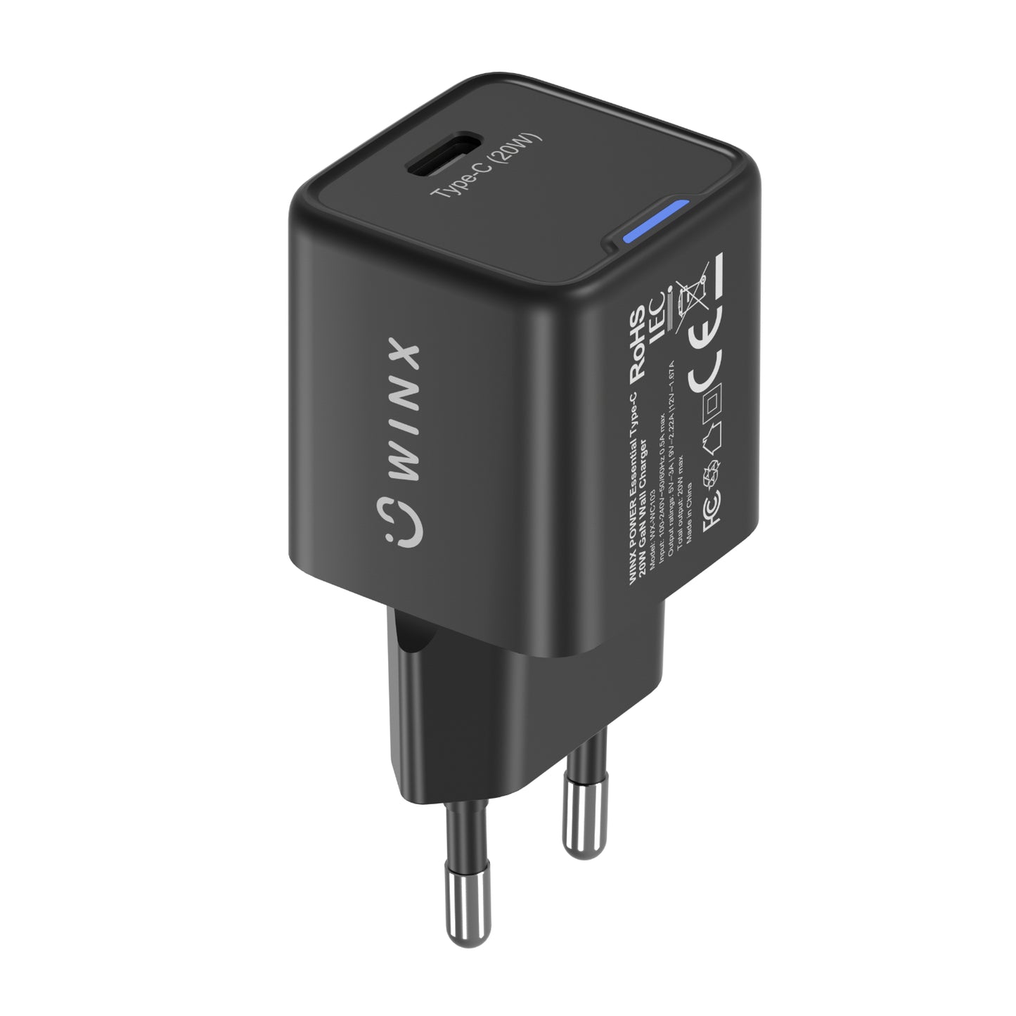 WINX POWER Essential Type-C 20W GaN Wall Charger-4