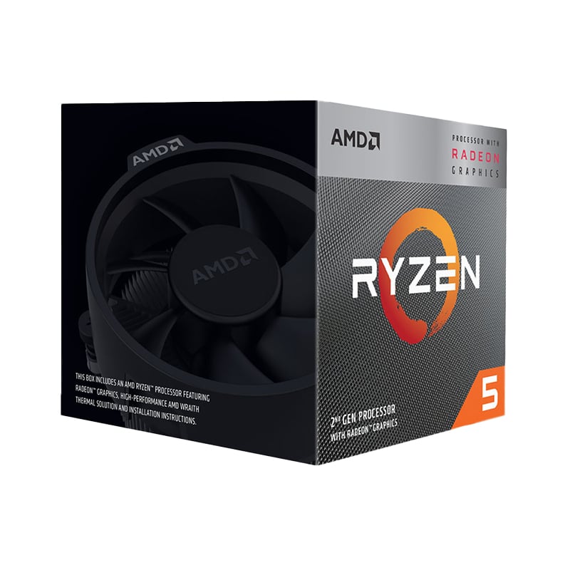 AMD RYZEN 5 3400G 4-Core 3.7GHz AM4 CPU-1