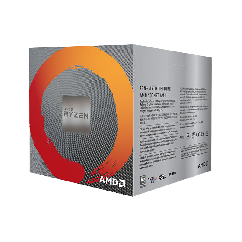 AMD RYZEN 5 3400G 4-Core 3.7GHz AM4 CPU-2