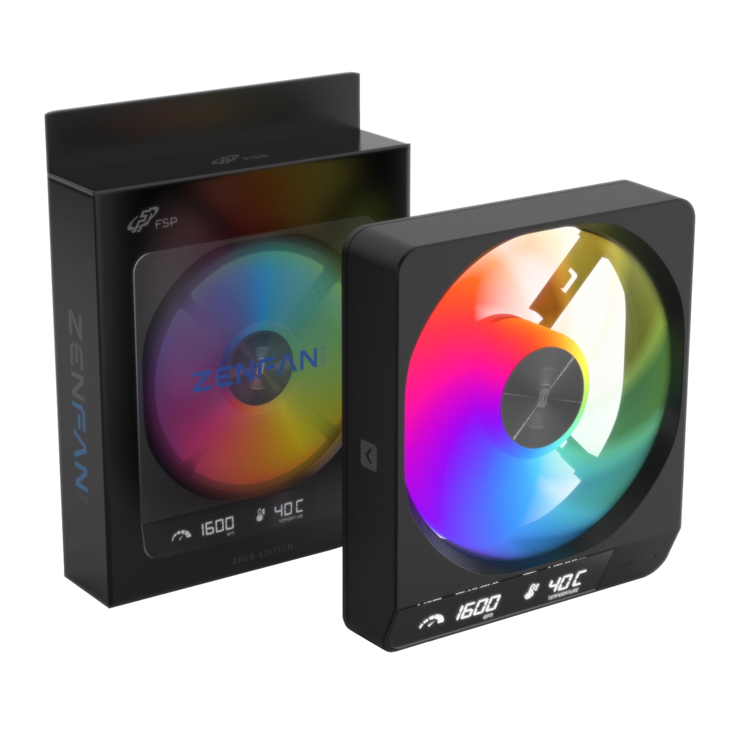 FSP ZENFAN 120mm ARGB PWM Smart Fan - Black-0