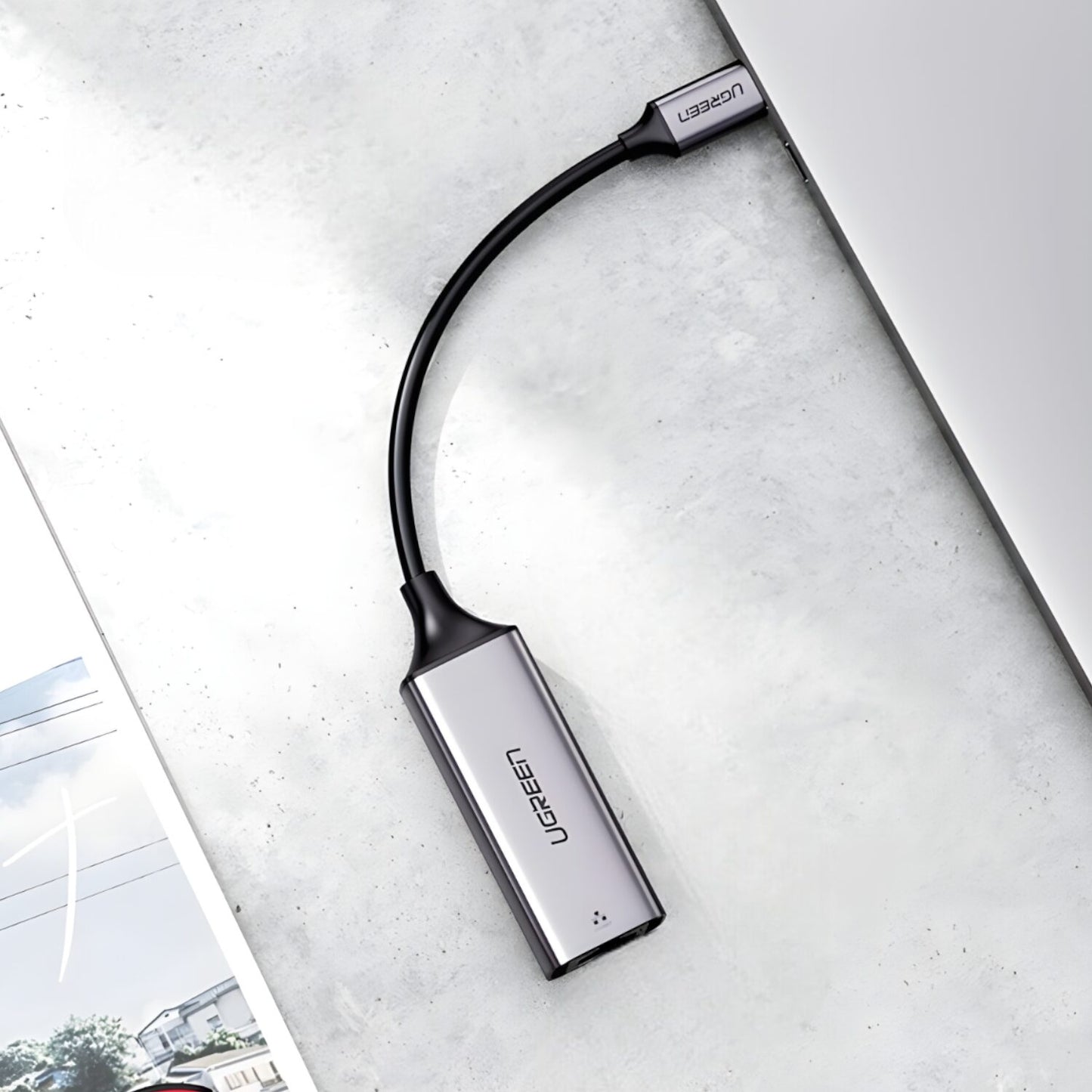 UGREEN CM199-50737 Type-C to Gigabit Ethernet Adapter - Silver-4