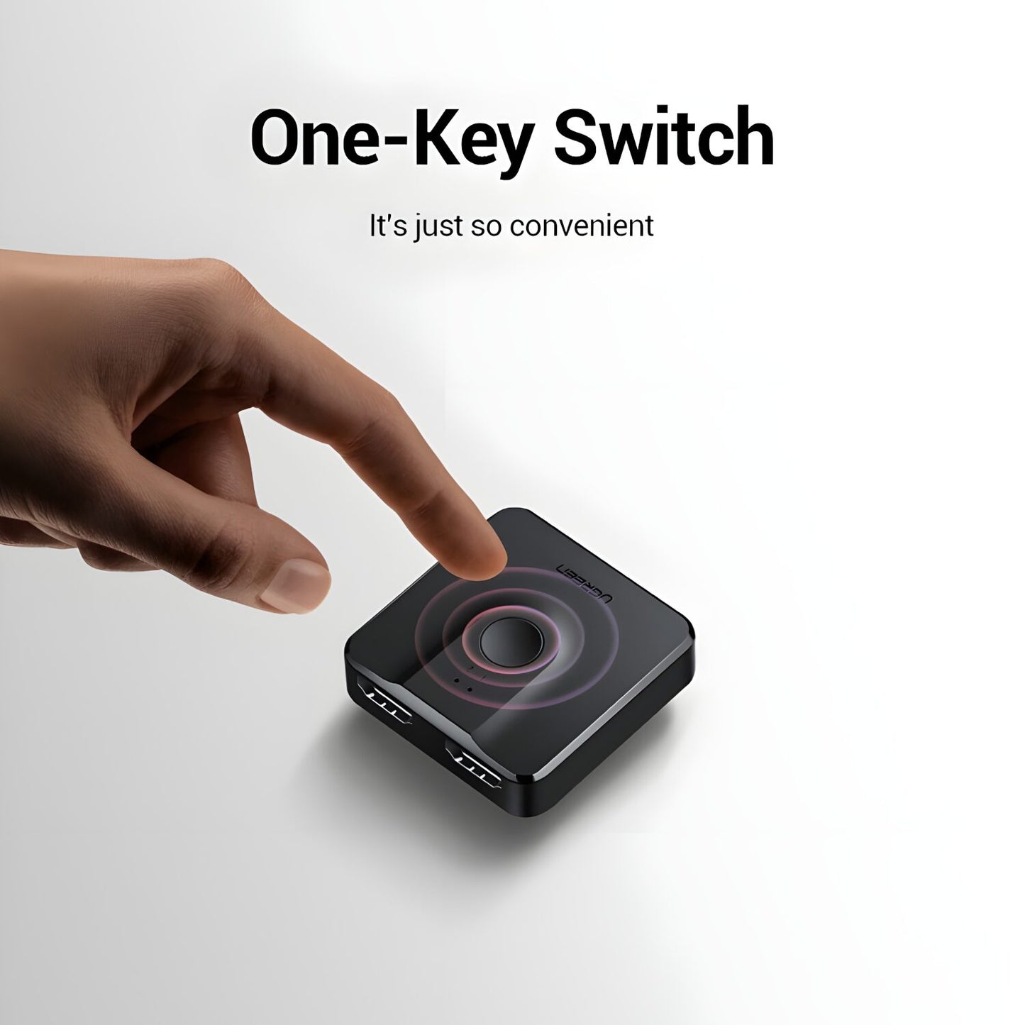 UGREEN CM217-50966 2-in-1 Bi-Directional 4K HDMI Switcher - Black-5