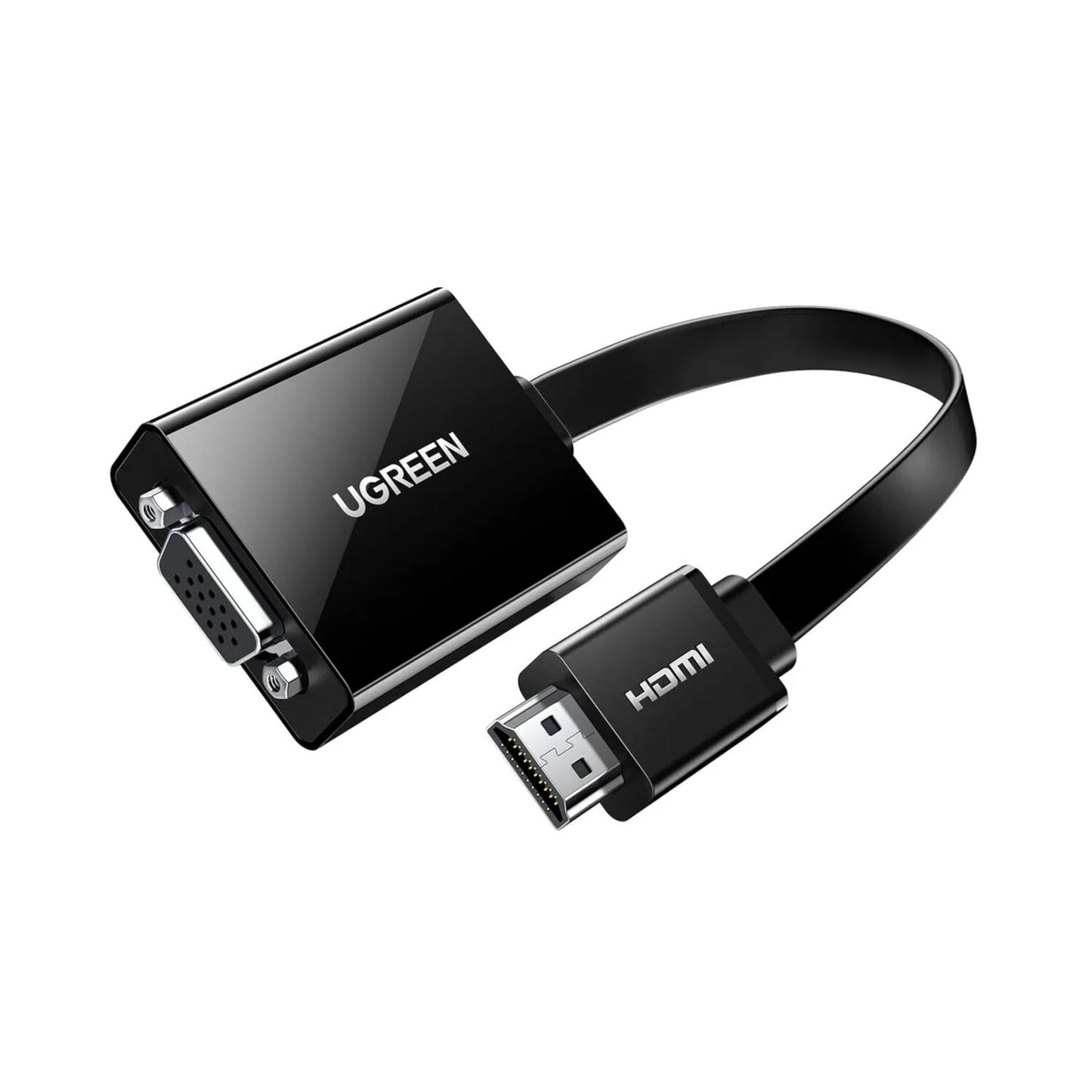 UGREEN HDMI to VGA Adapter, with 3.5mm Audio and Power Port - Black-0