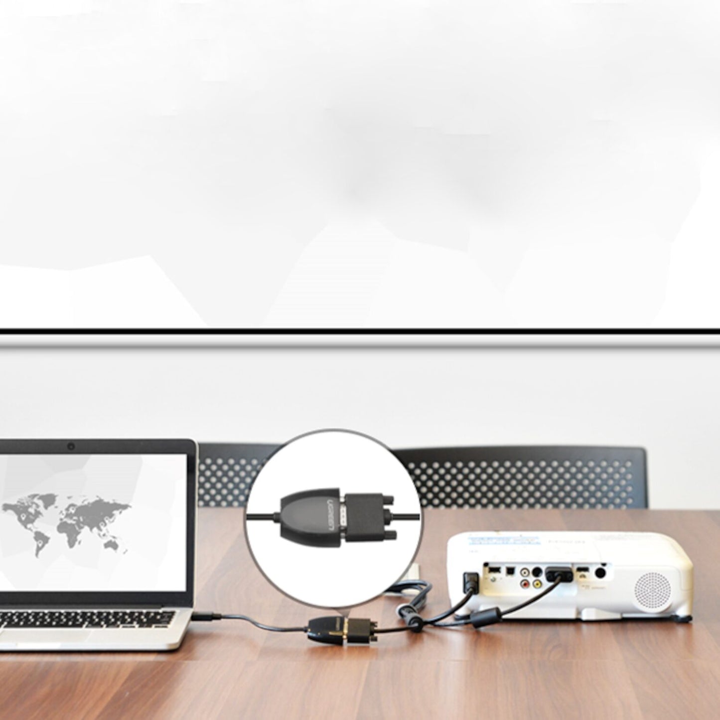 UGREEN HDMI to VGA Converter, 1080p Video Adapter - Black-2