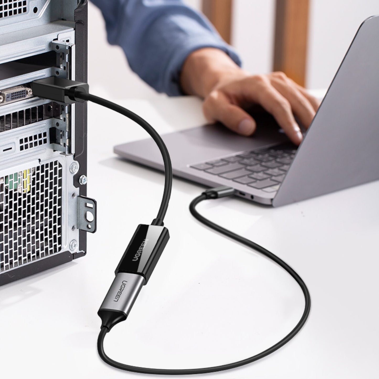 UGREEN DisplayPort to HDMI Adapter – 4K@30Hz, Male to Female Converter-3